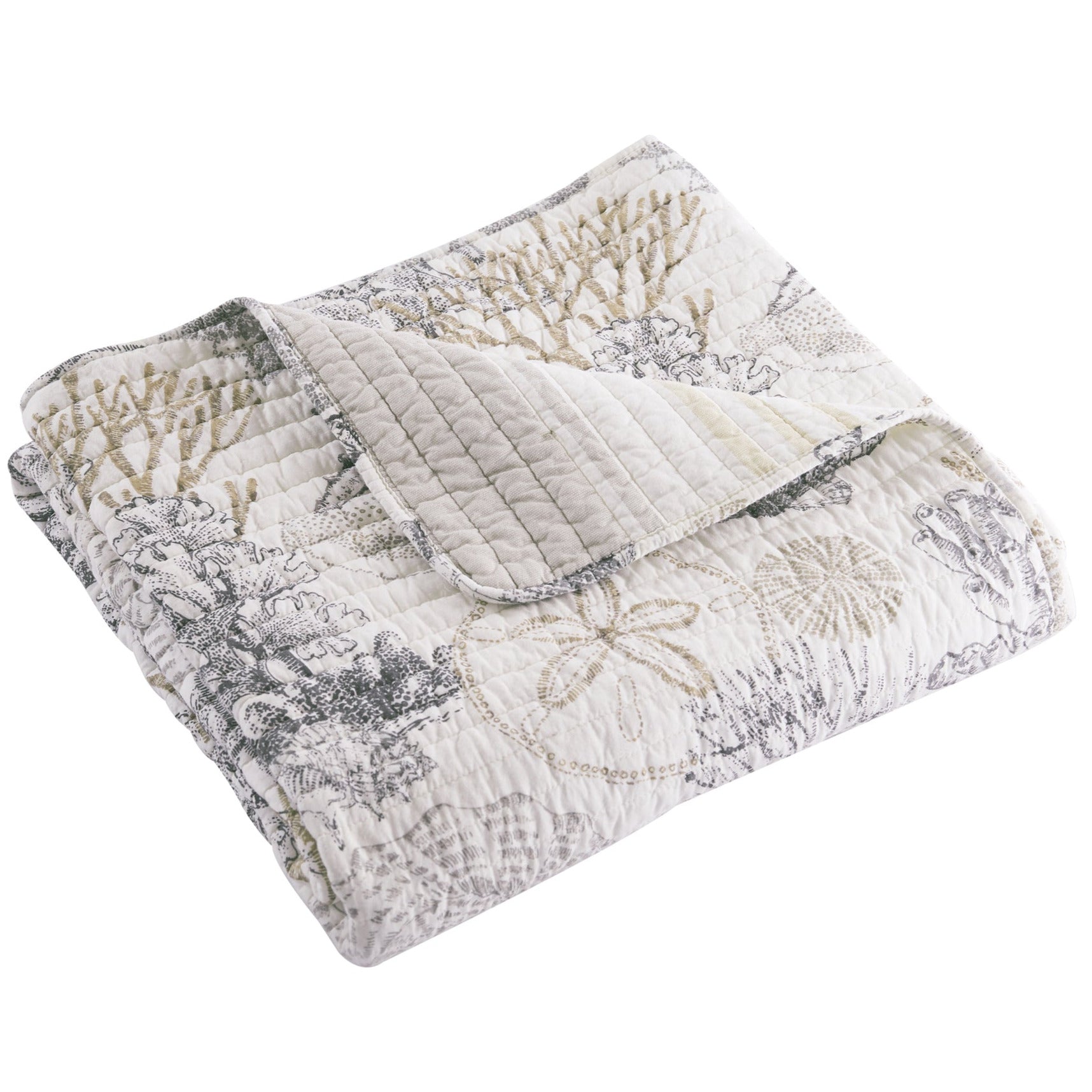 Levtex Home Caspian Sea Quilted Throw Throws