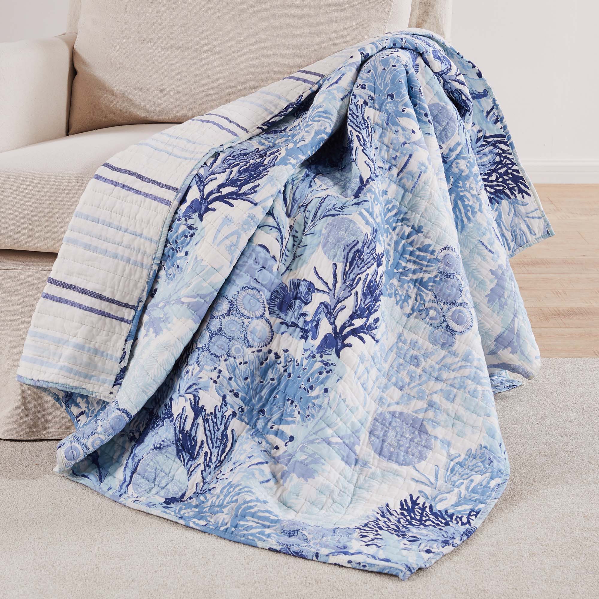 Levtex Home Reef Dream Quilted Throw Throws