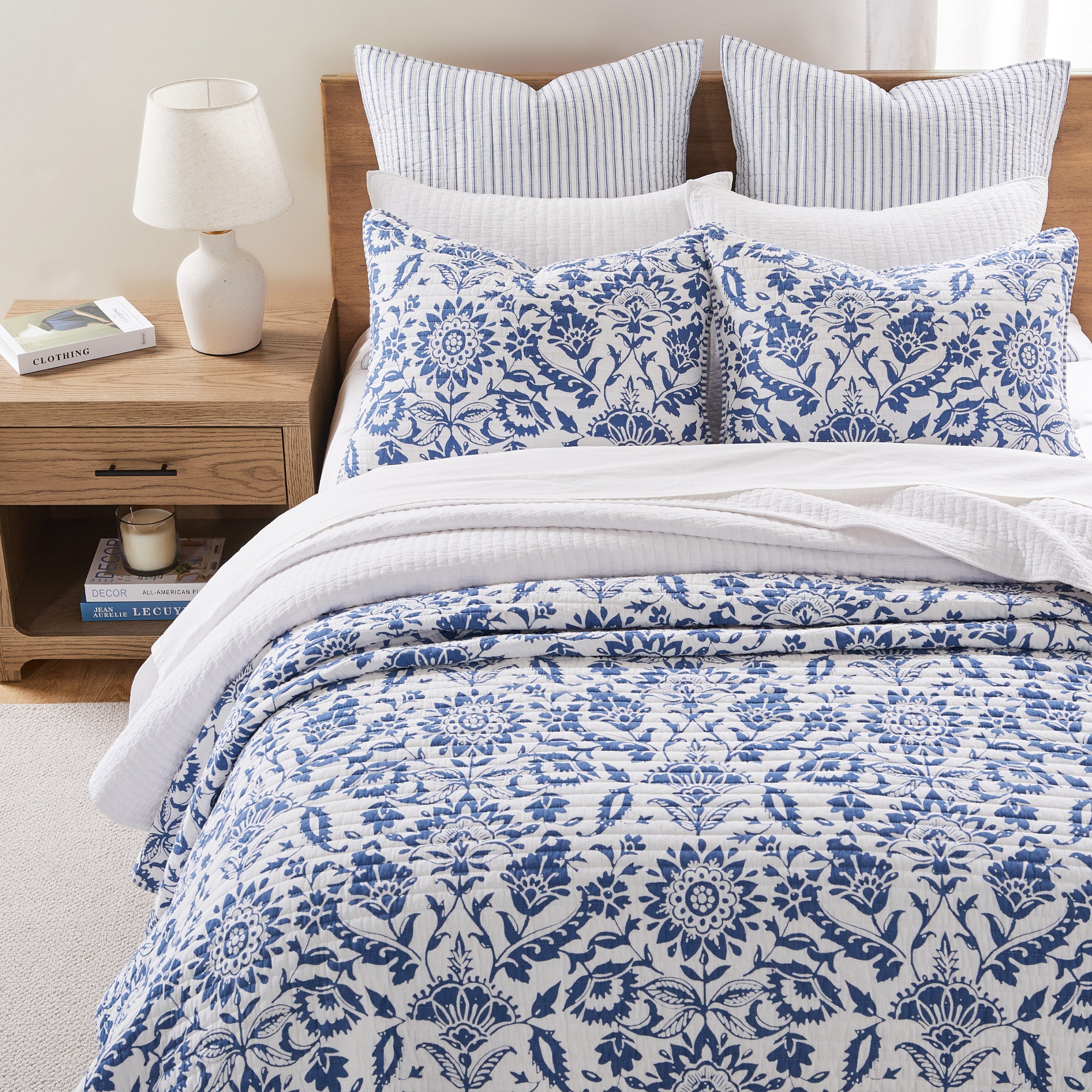 Levtex Home Clara Blue Quilt Set Quilts
