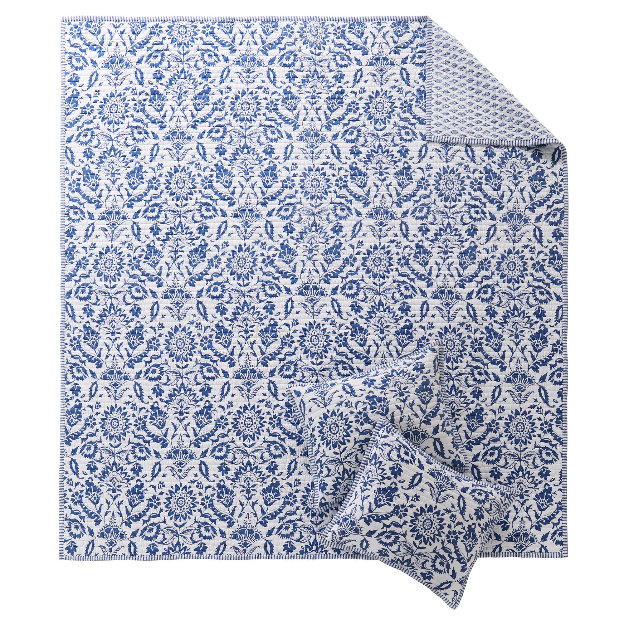 Levtex Home Clara Blue Quilt Set Quilts