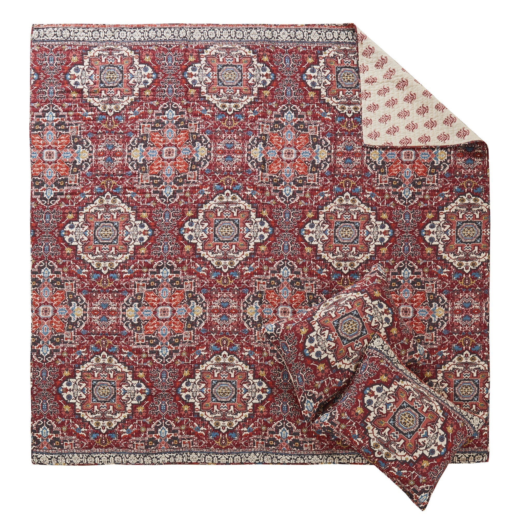 Levtex Home Khotan Red Quilt Set Quilts