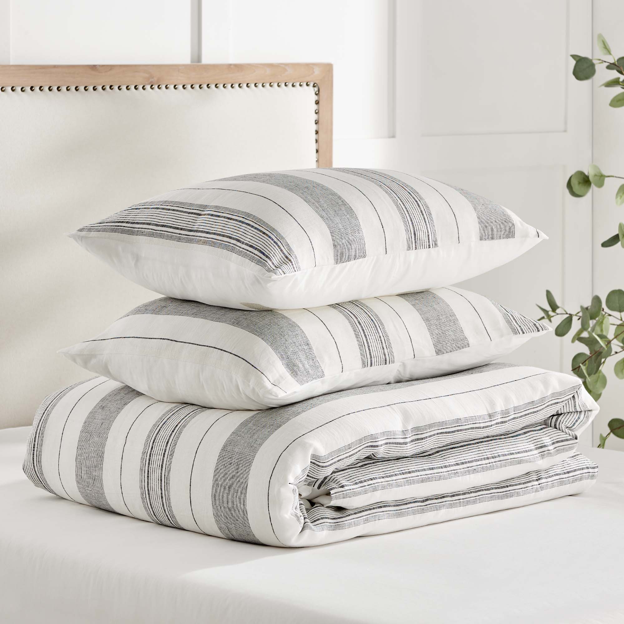 Levtex Home Monroe Linen Duvet Cover Set Duvets