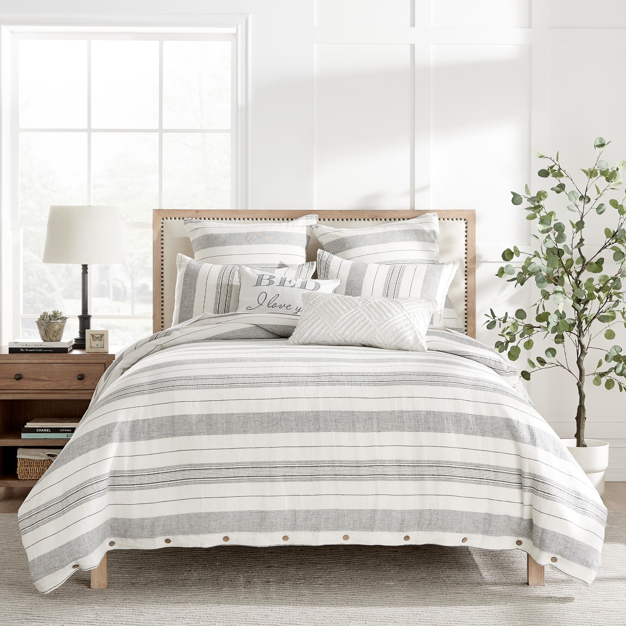 Levtex Home Monroe Linen Duvet Cover Set Duvets