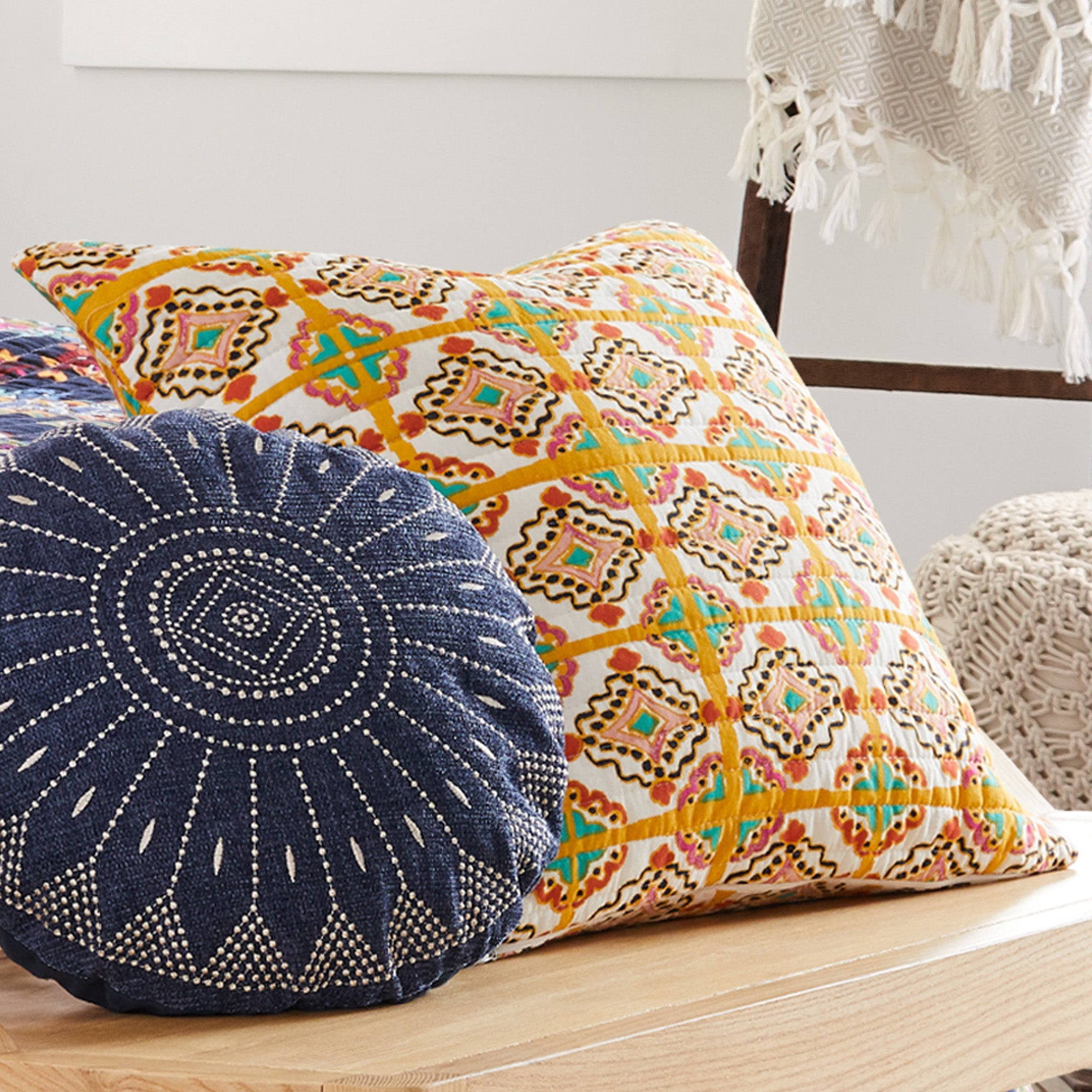 Levtex Home Bertelli Quilted Pillow Decorative Pillows