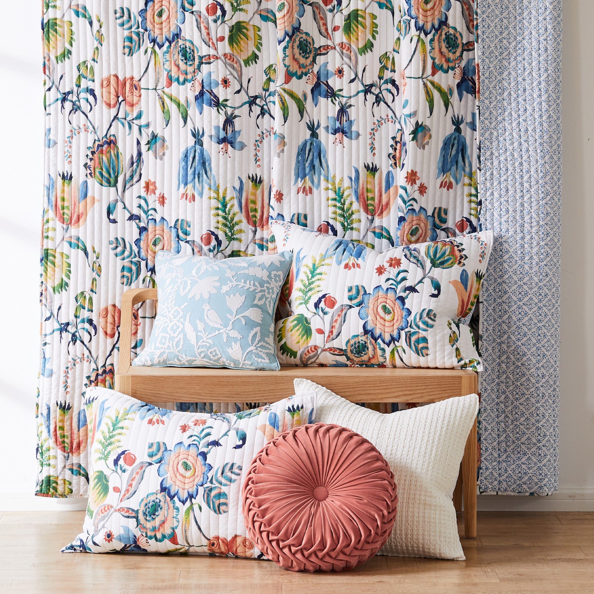 Levtex Home Eleni Adobe Velvet Round Pillow Decorative Pillows