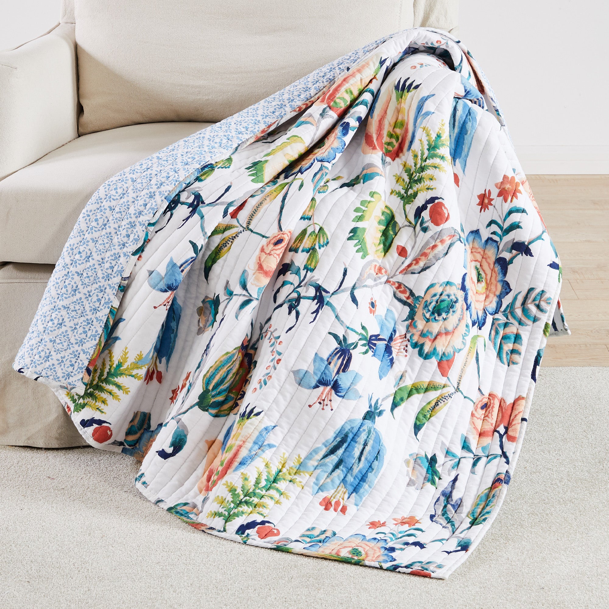 Levtex Home Eleni Quilted Throw Throws