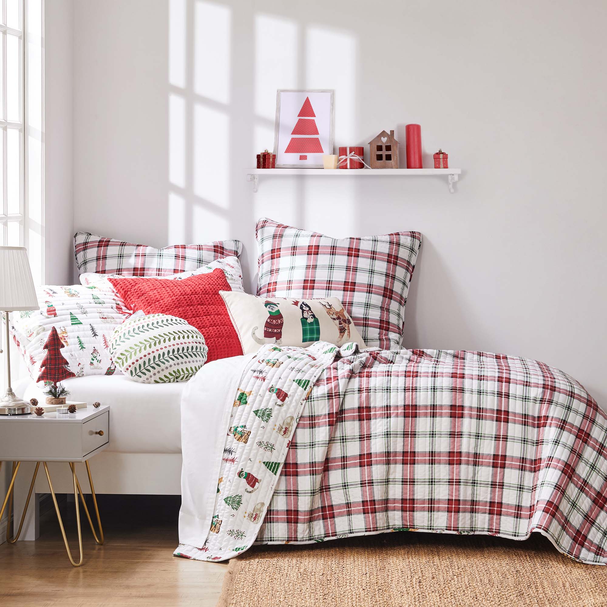 Levtex Home Meowy Christmas Quilt Set Quilts