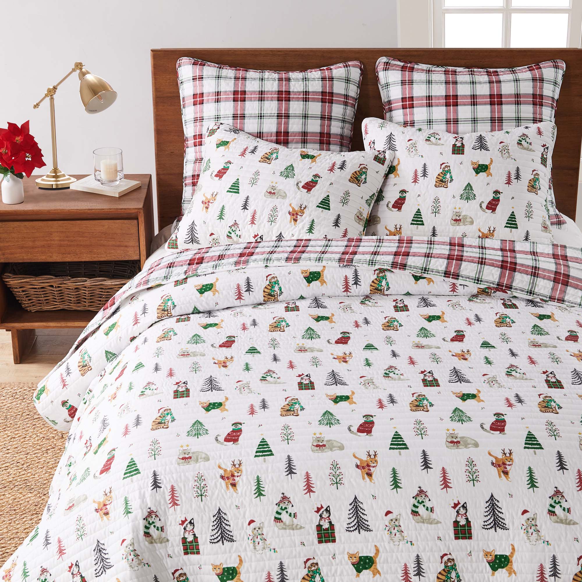 Levtex Home Meowy Christmas Quilt Set Quilts