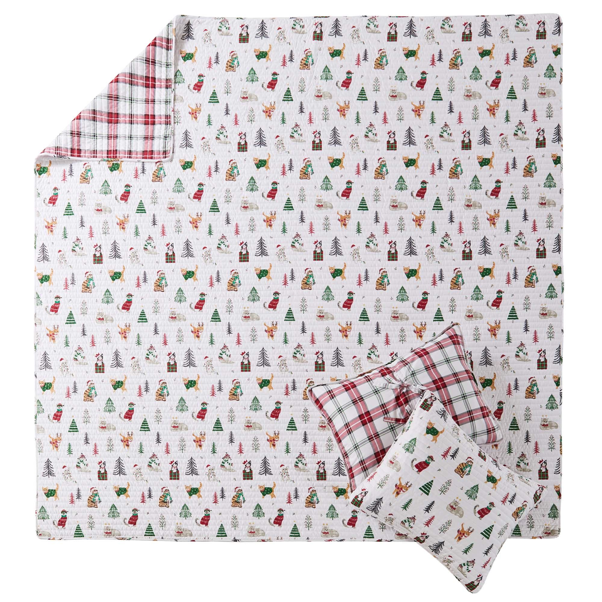 Levtex Home Meowy Christmas Quilt Set Quilts