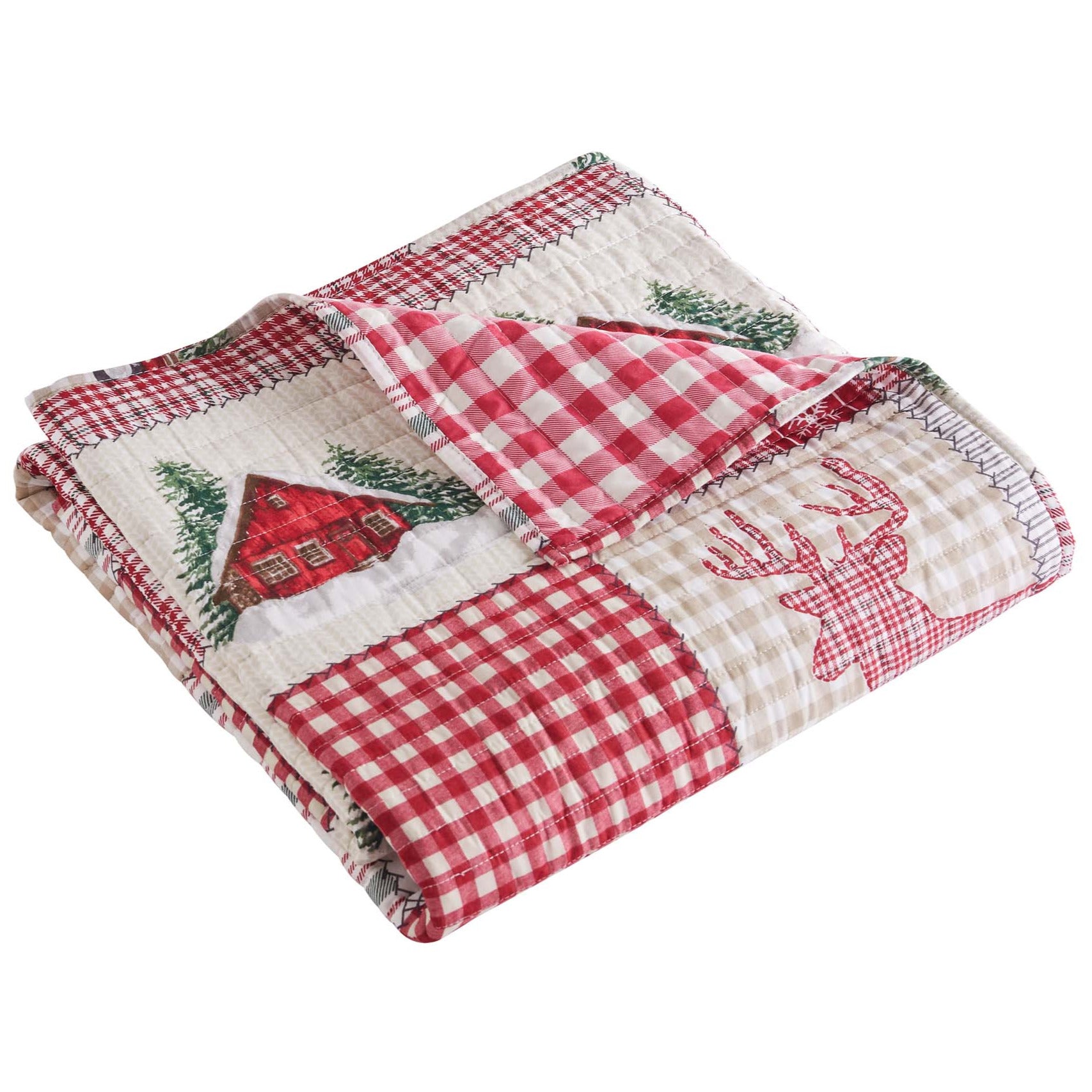 Levtex Home Home for Christmas Quilted Throw Throws