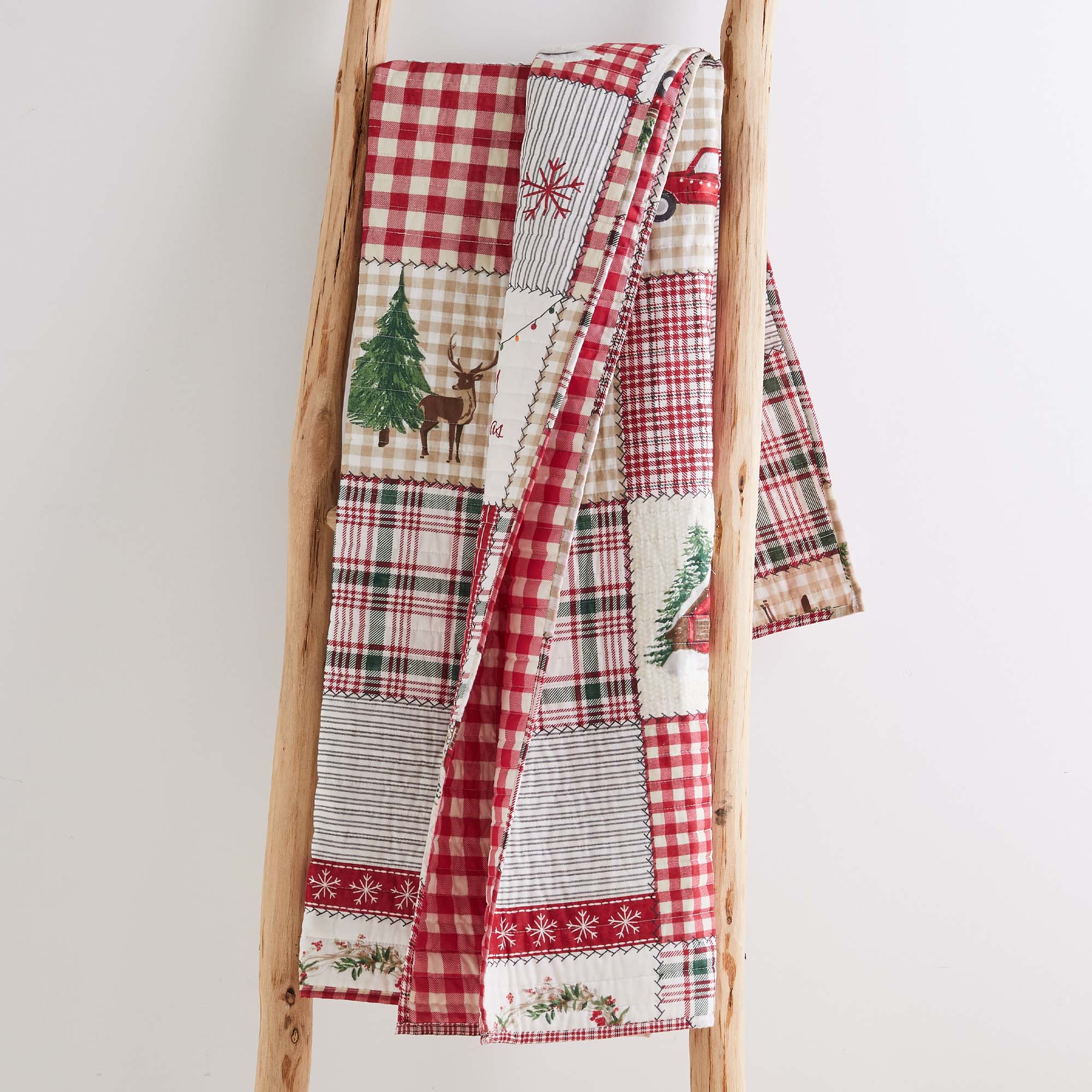 Levtex Home Home for Christmas Quilted Throw Throws