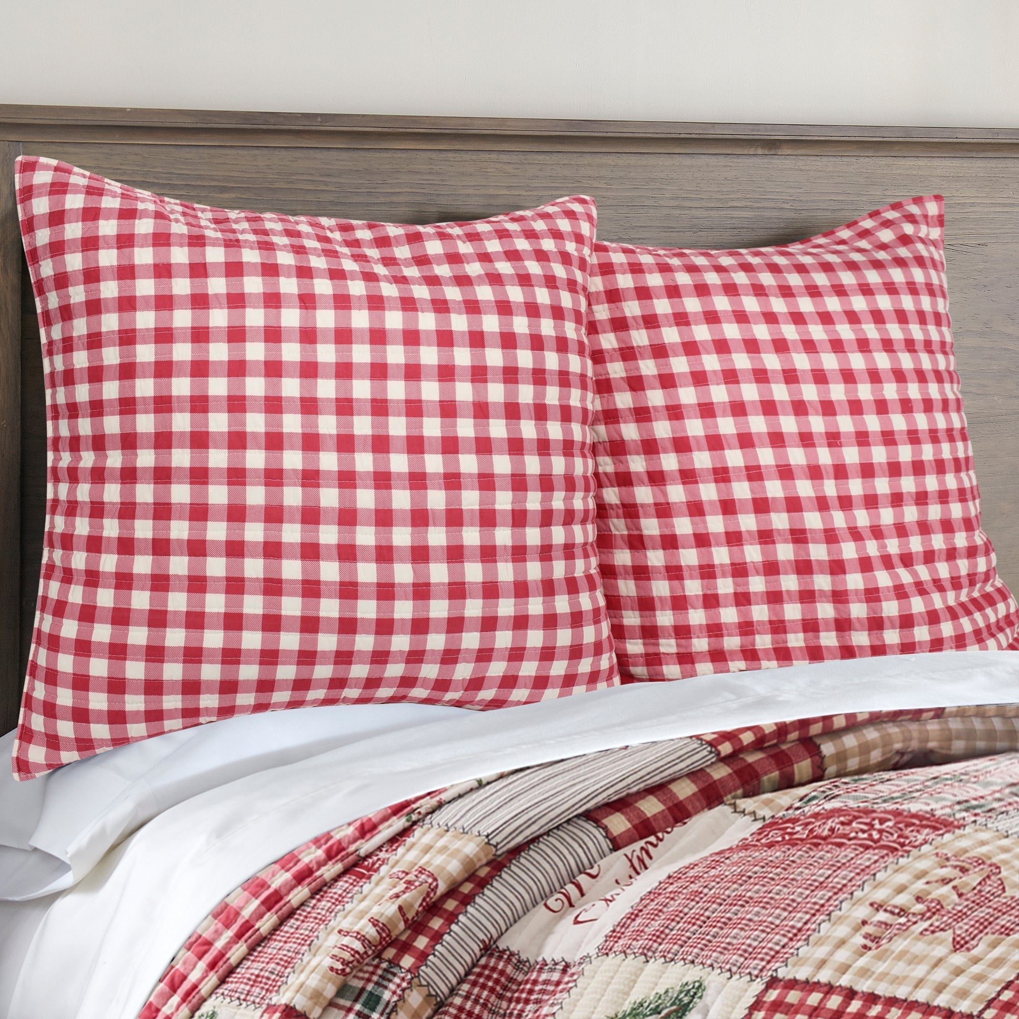 Levtex Home Home for Christmas Euro Sham Set of 2 Euro Shams