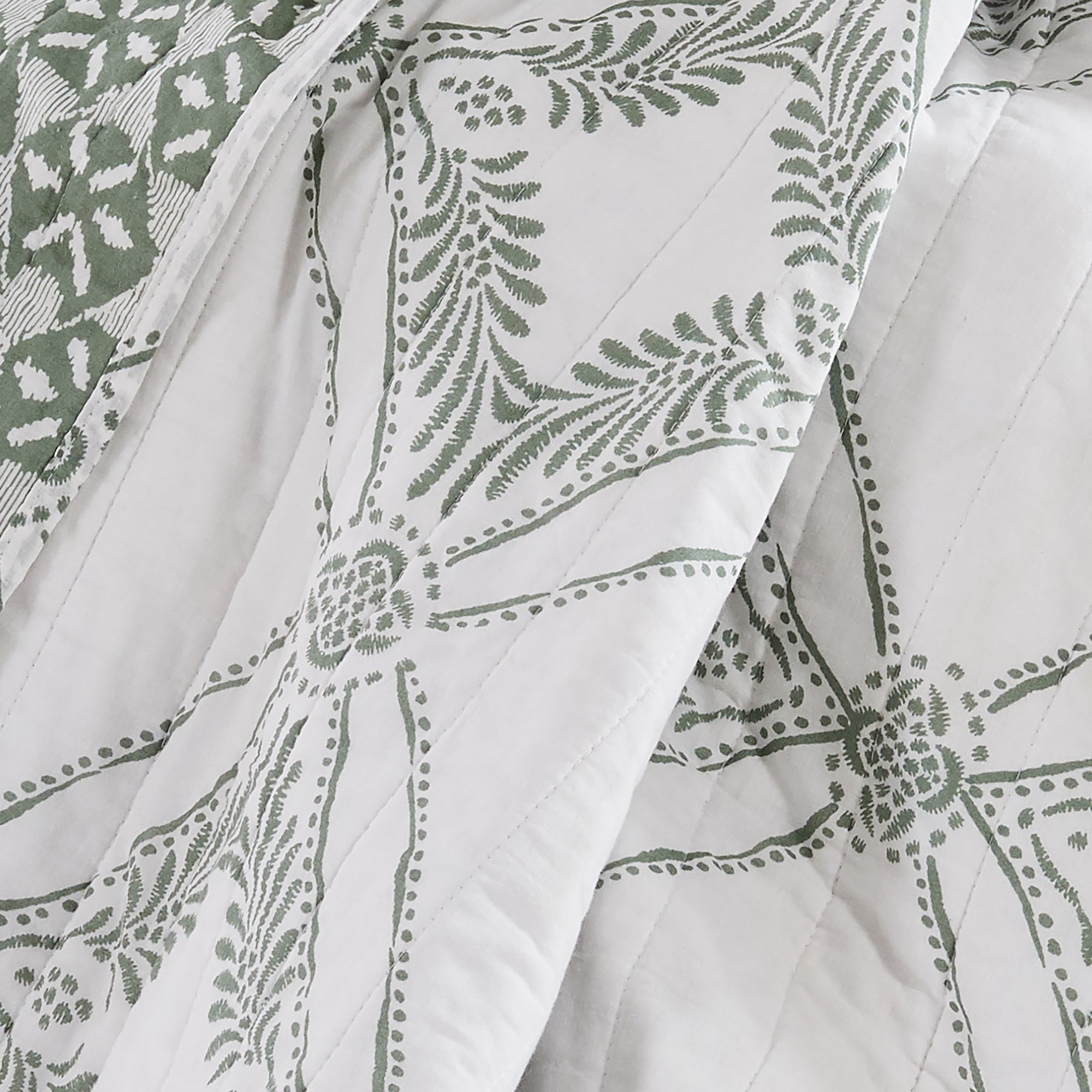 Levtex Home Kemala Sage Quilted Throw Throws