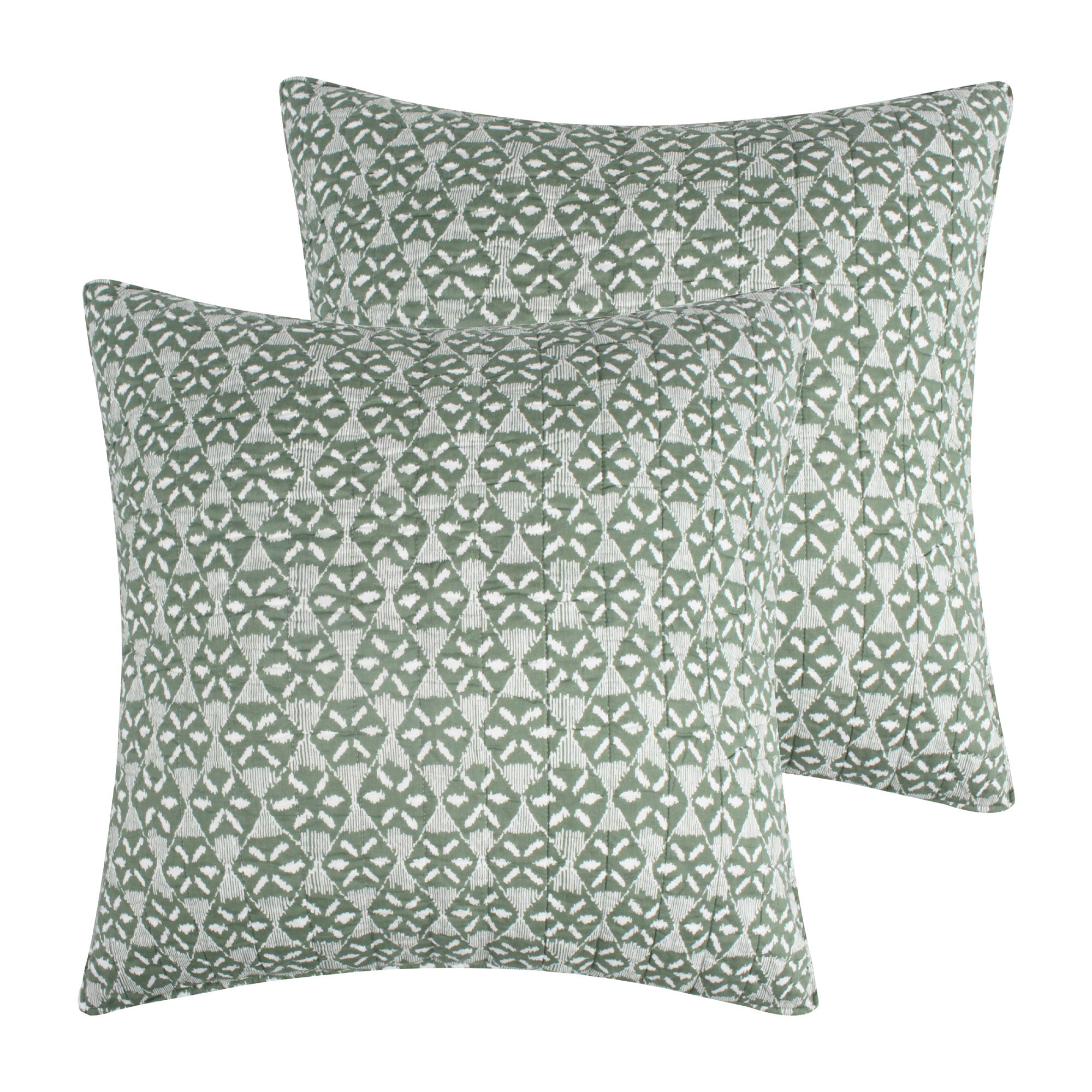 Levtex Home Kemala Sage Euro Sham Set of 2 Euro Shams