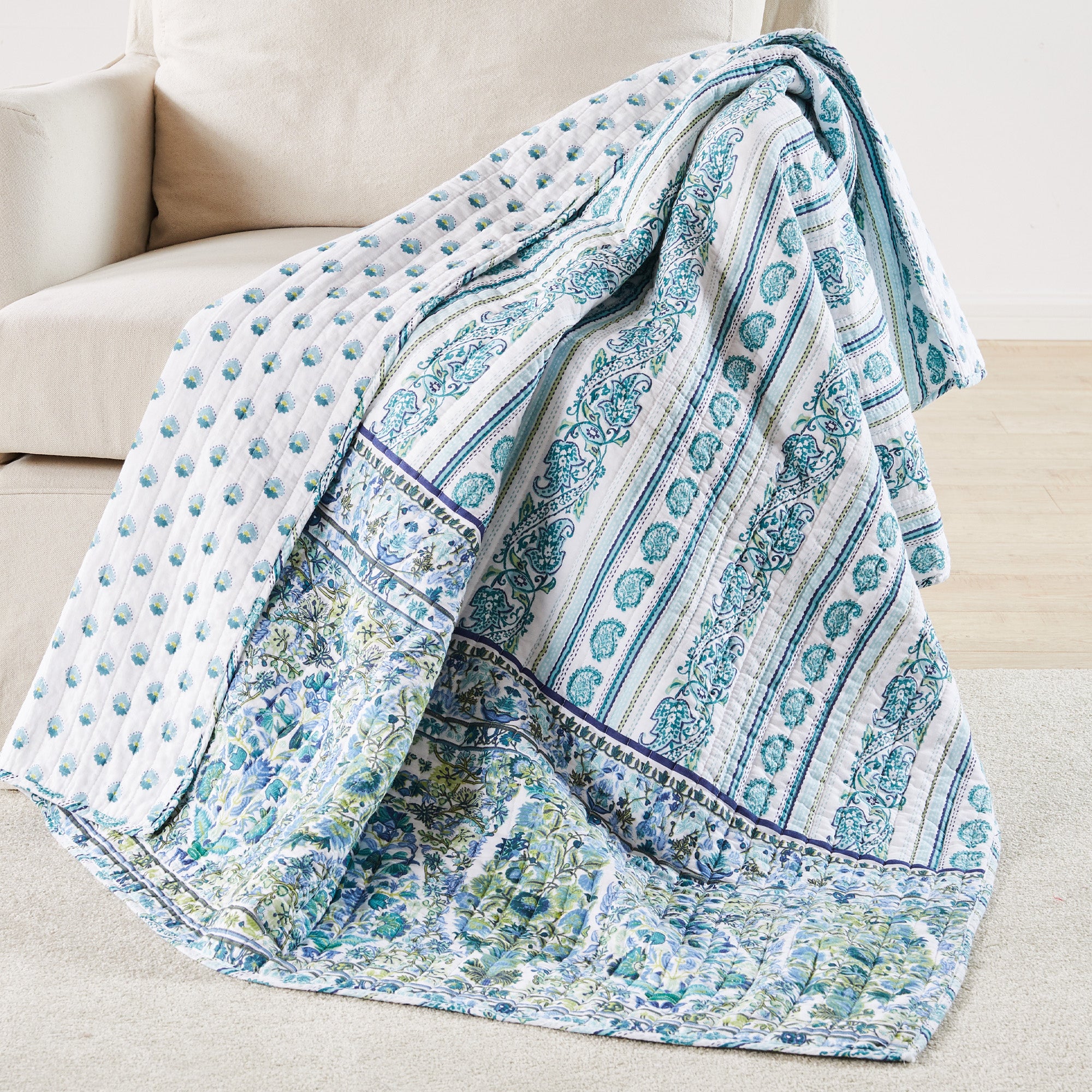 Levtex Home Yasmina Quilted Throw Throws