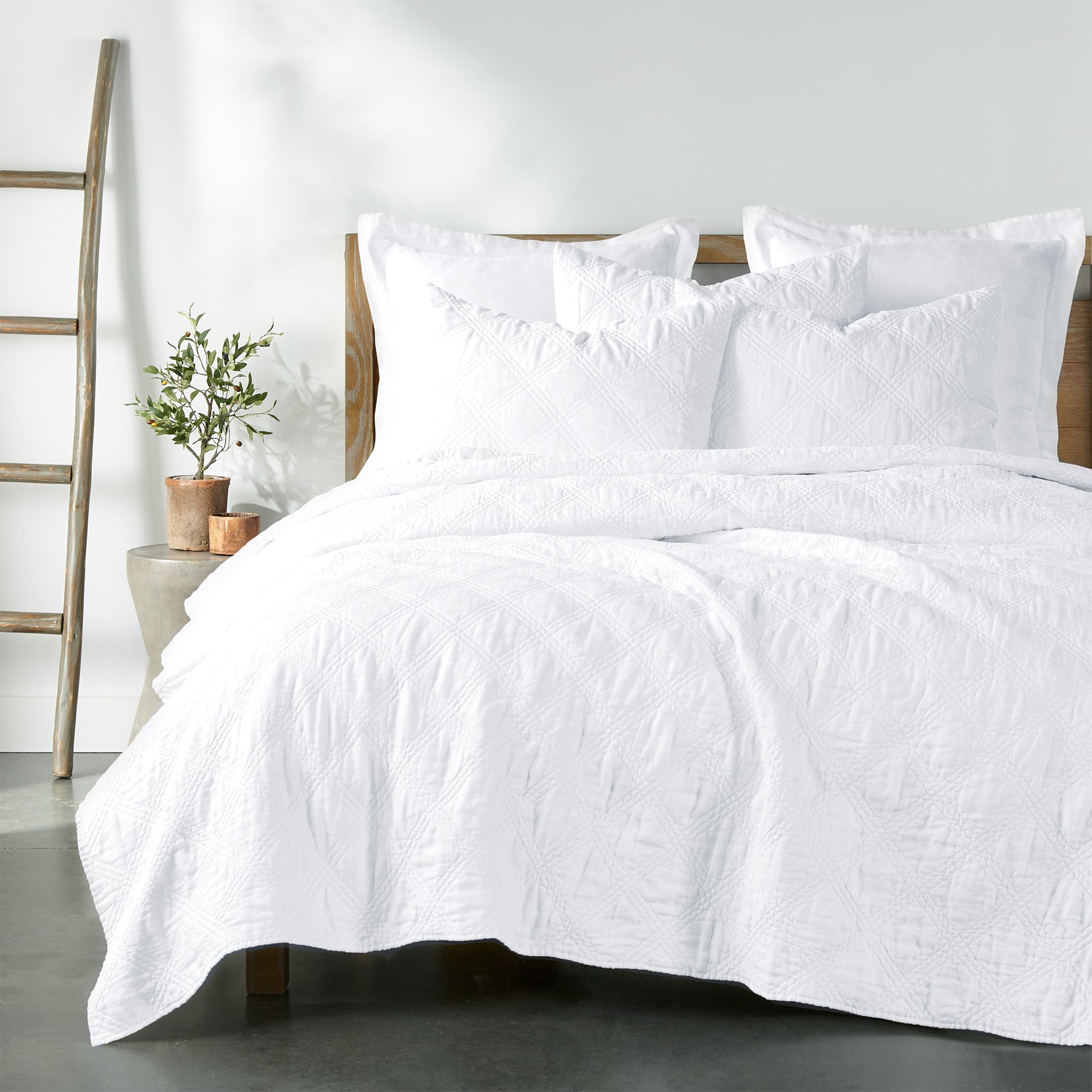Levtex Home Washed Linen Quilt Quilts