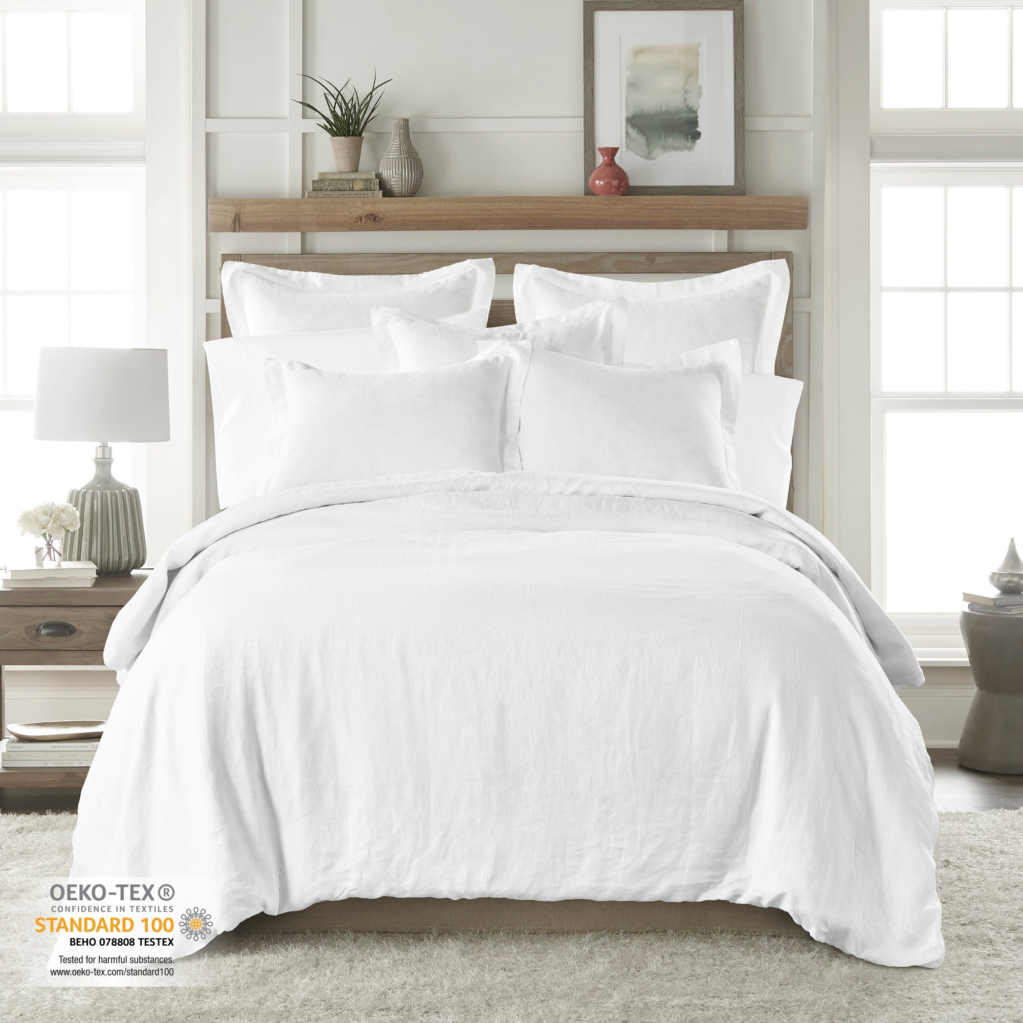 Levtex Home Washed Linen Sham Shams