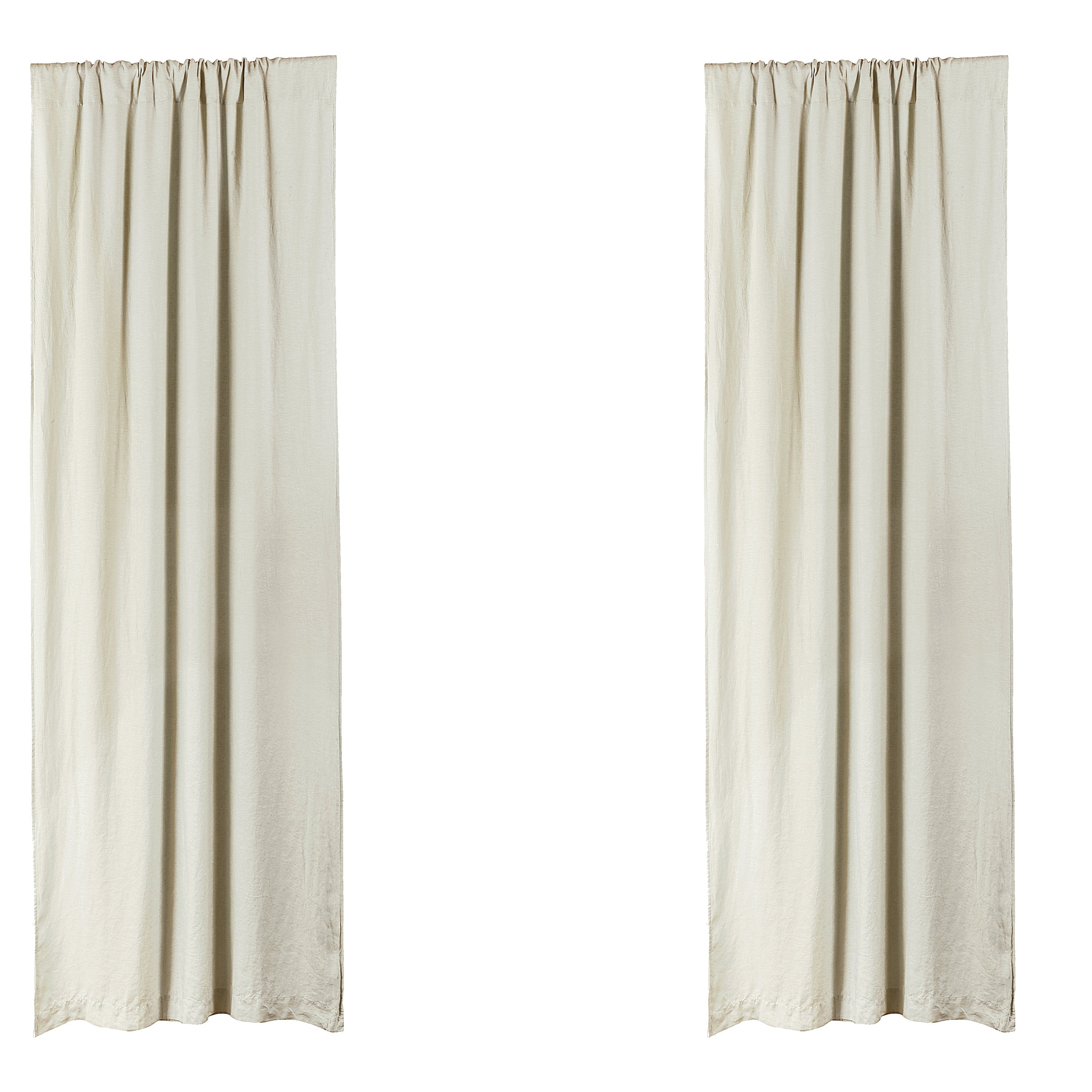 Levtex Home Washed Linen Drape Panel - Set of 2 Drapes