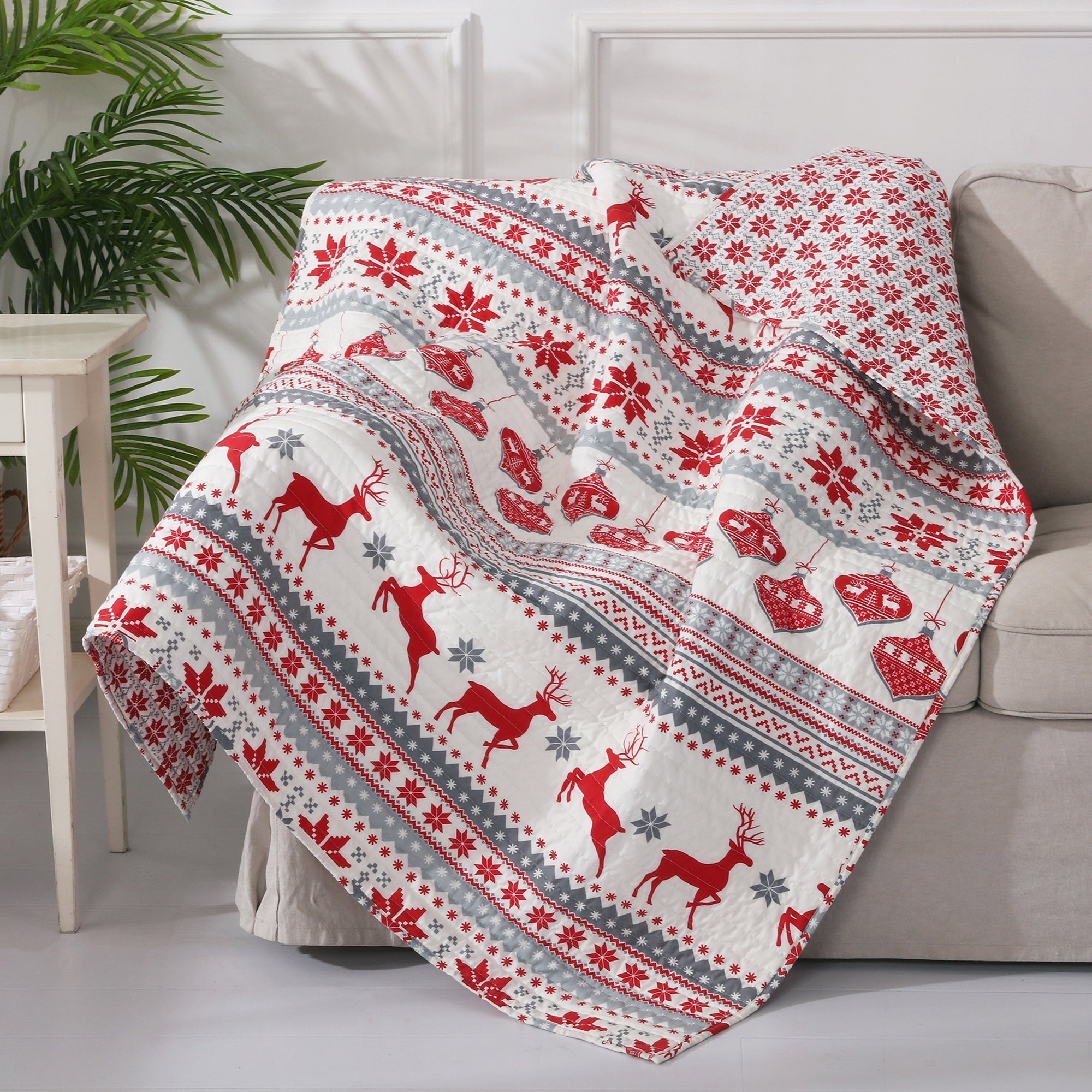 Levtex Home Silent Night Quilted Throw Throws