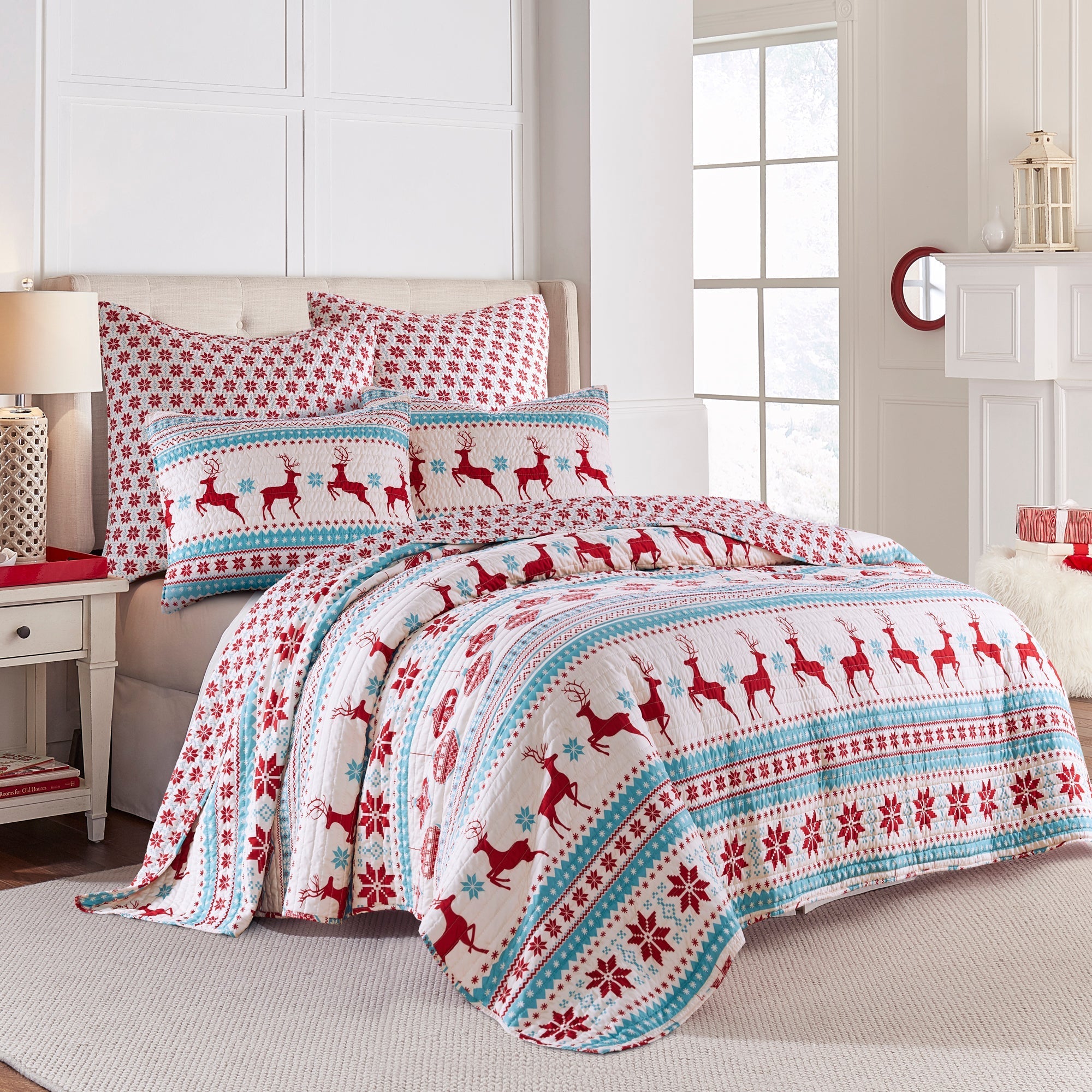 Levtex Home Silent Night Teal Quilt Set Quilts