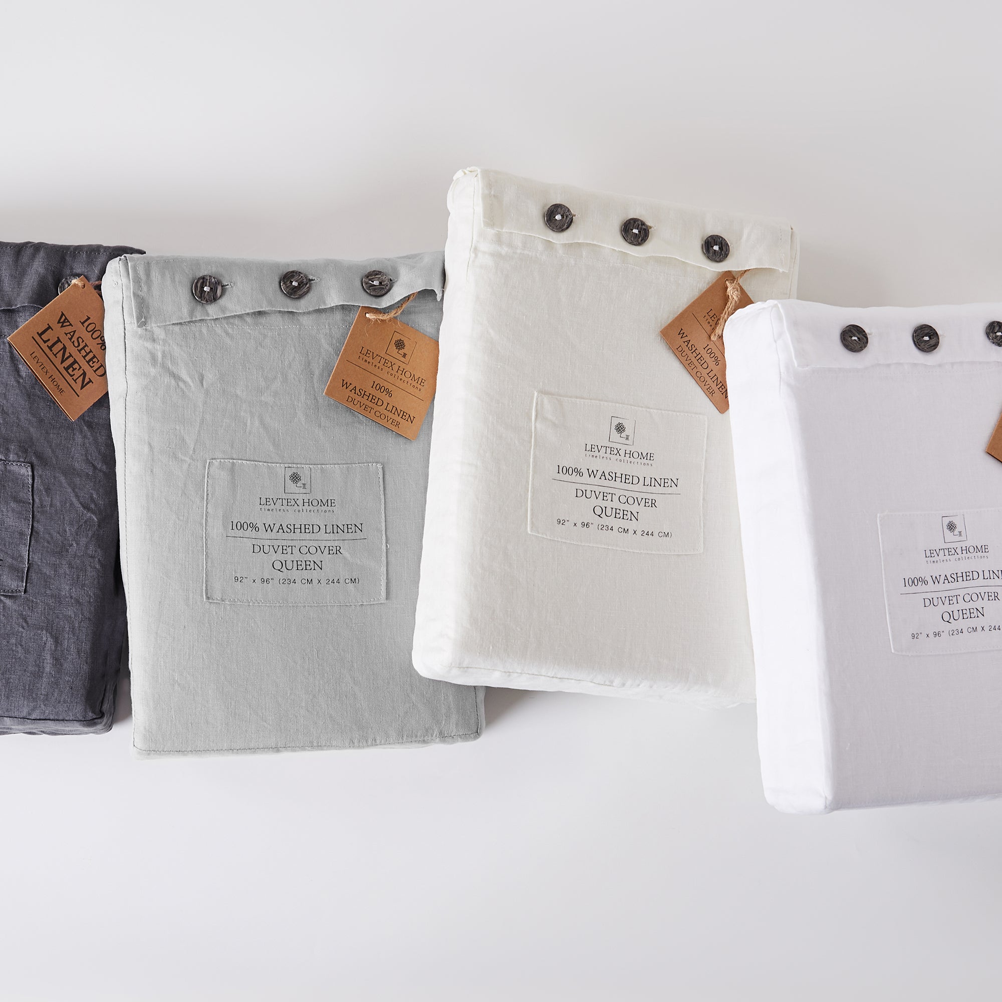 Levtex Home Washed Linen Duvet Cover Duvets