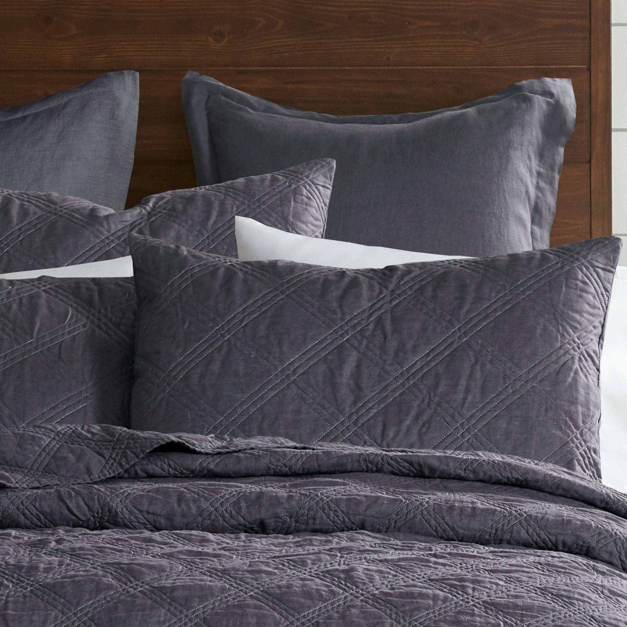 Levtex Home Washed Linen Quilt Quilts