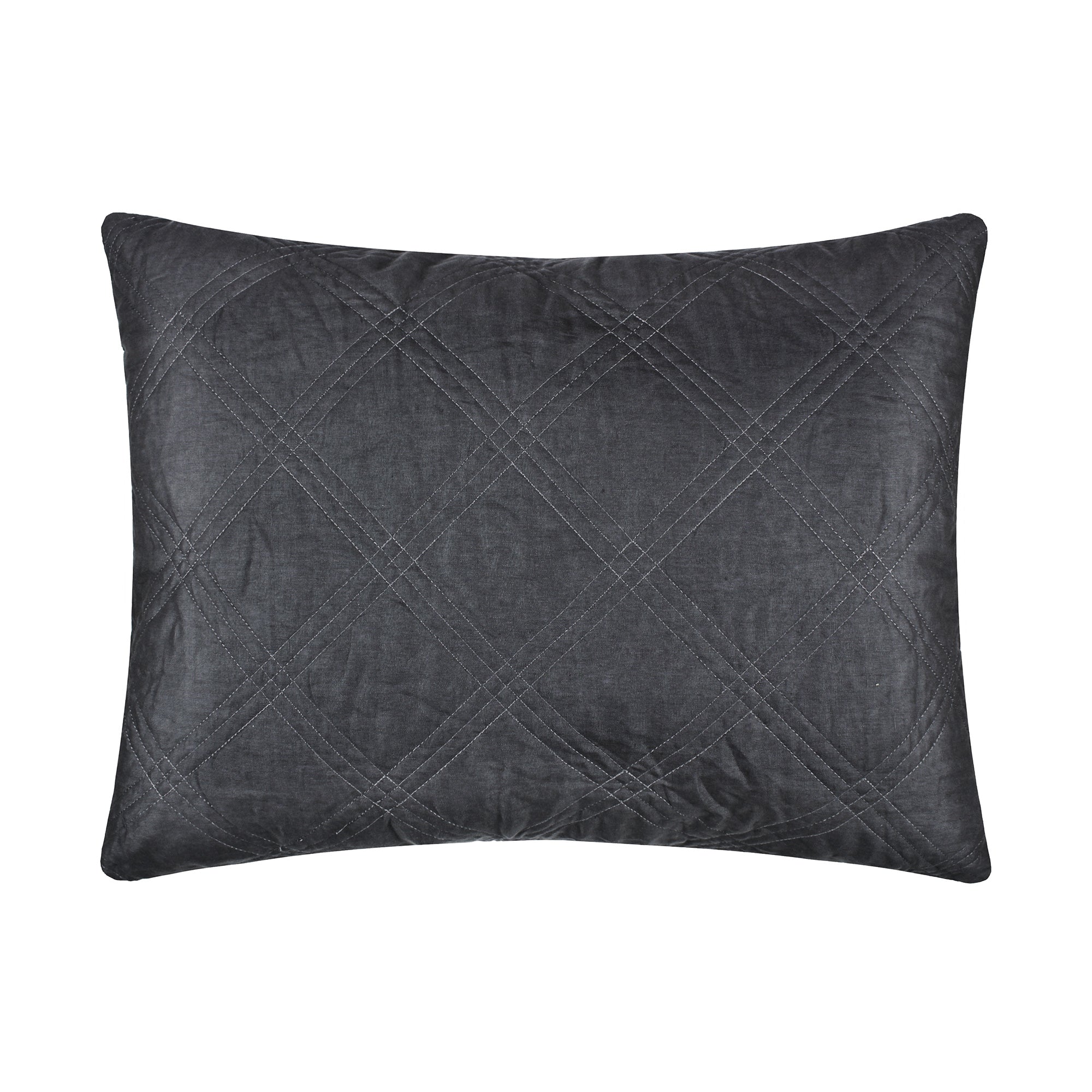 Levtex Home Washed Linen Quilted Sham Shams