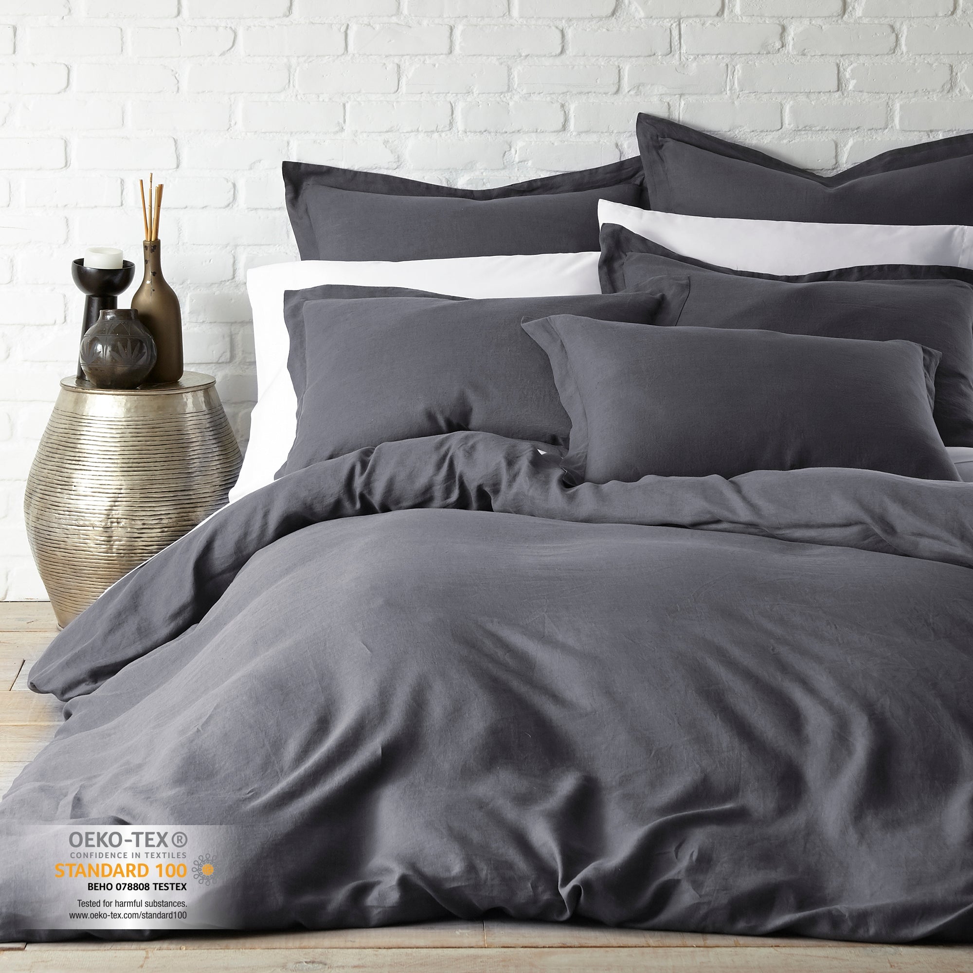 Levtex Home Washed Linen Sham Shams