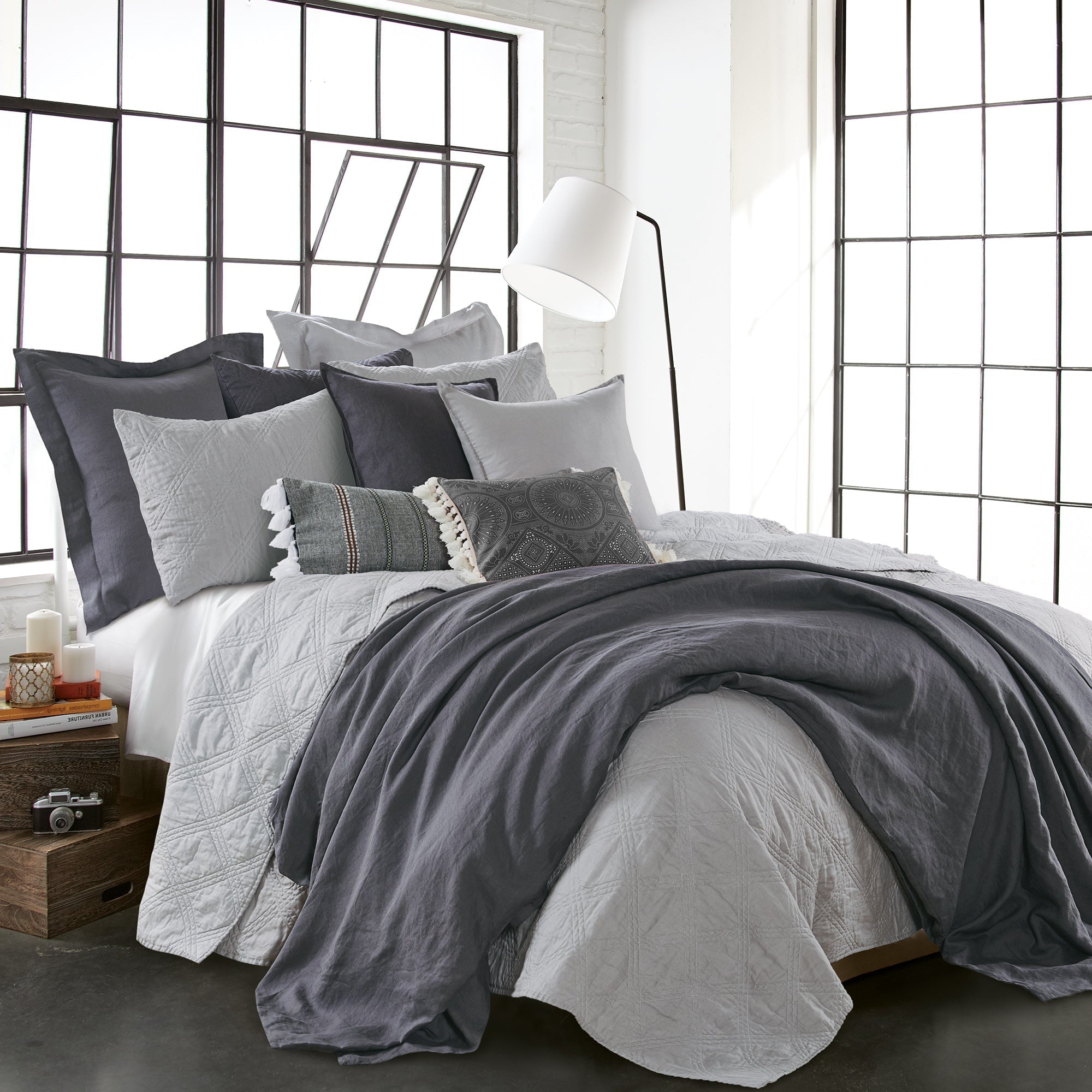 Levtex Home Washed Linen Quilt Quilts