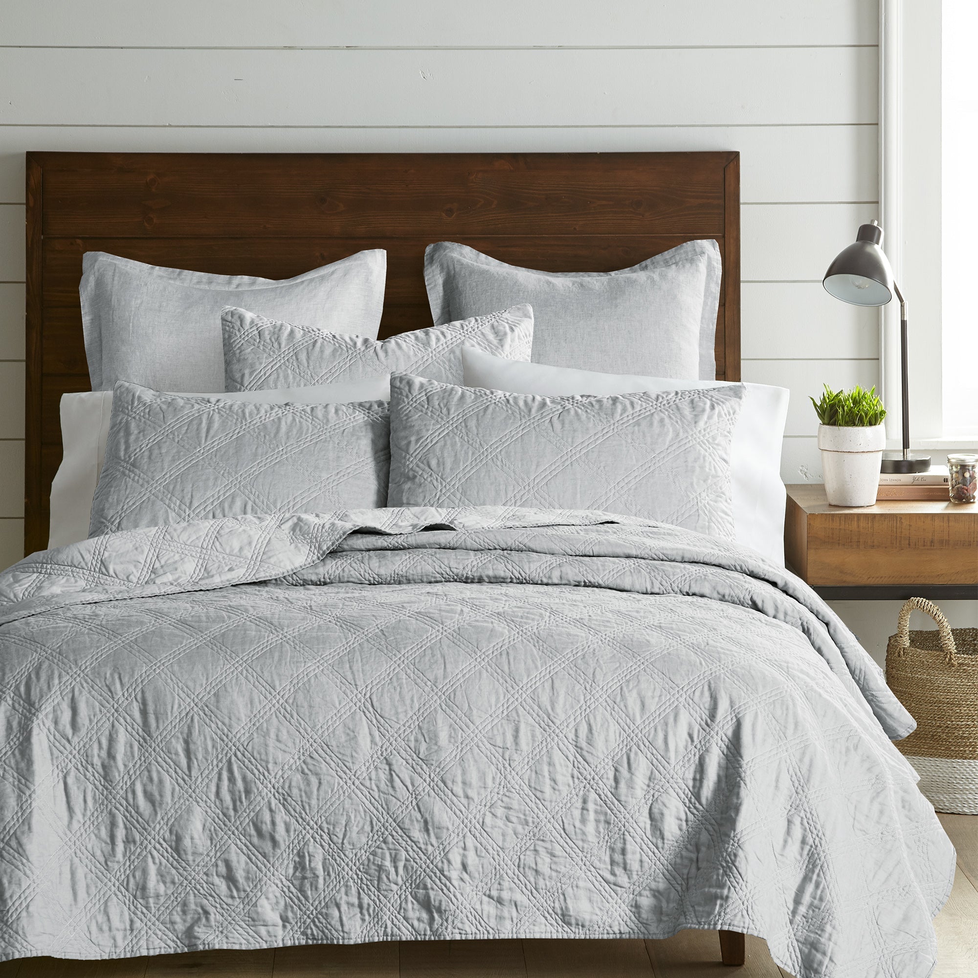 Levtex Home Washed Linen Quilt Quilts