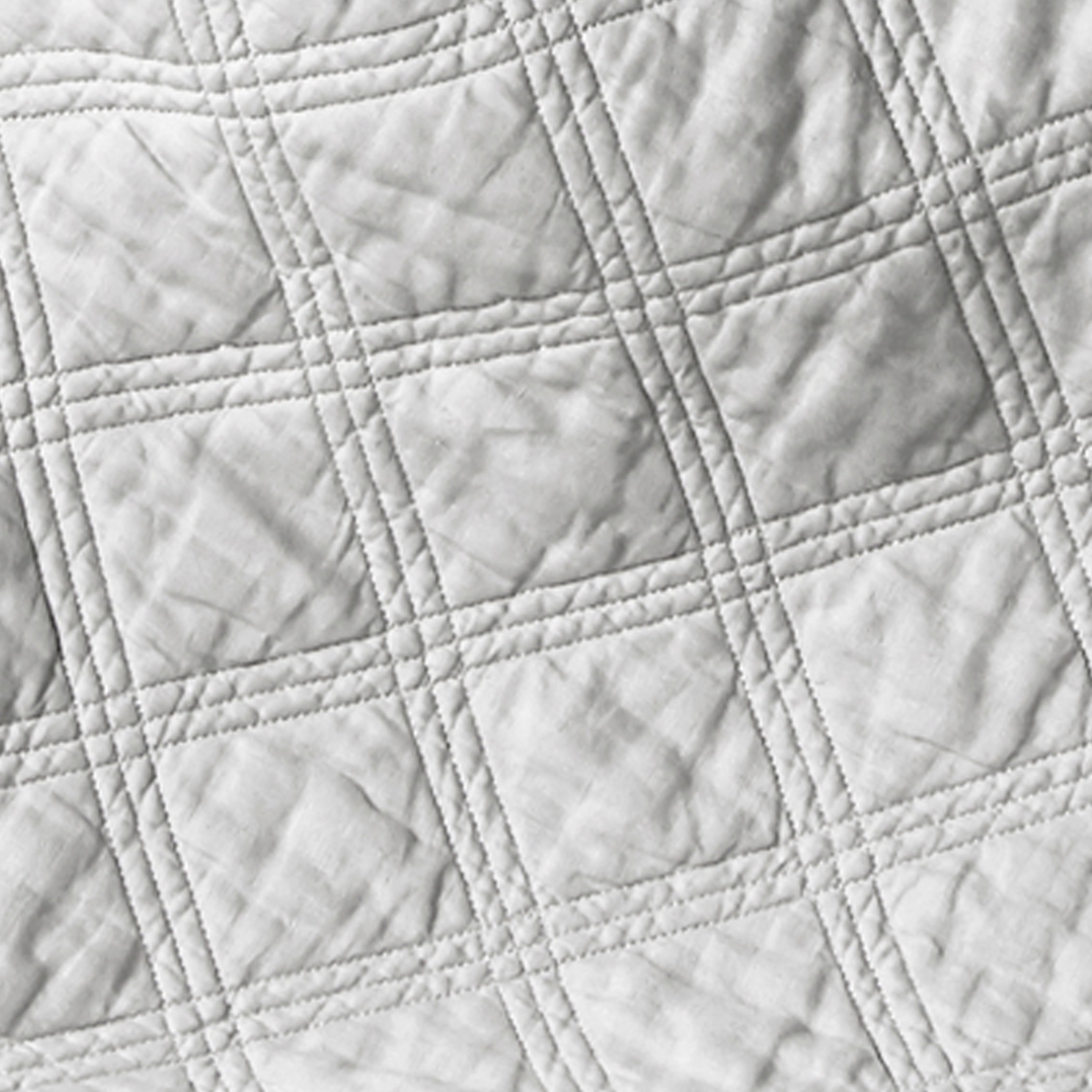 Levtex Home Washed Linen Quilted Throw Throws