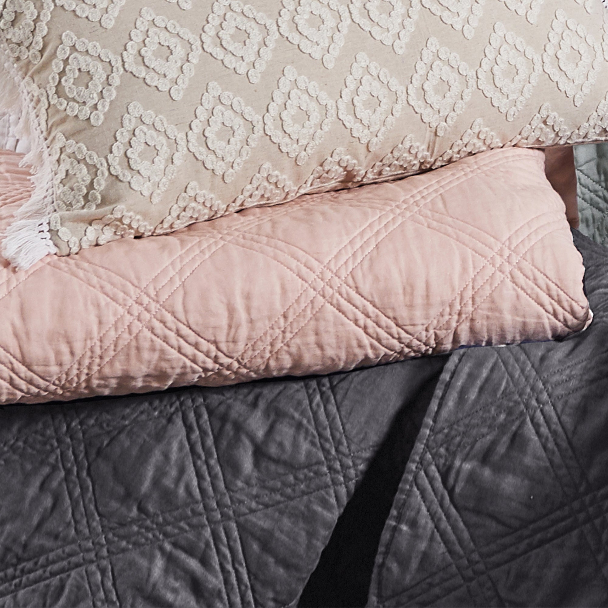 Levtex Home Washed Linen Quilt Quilts
