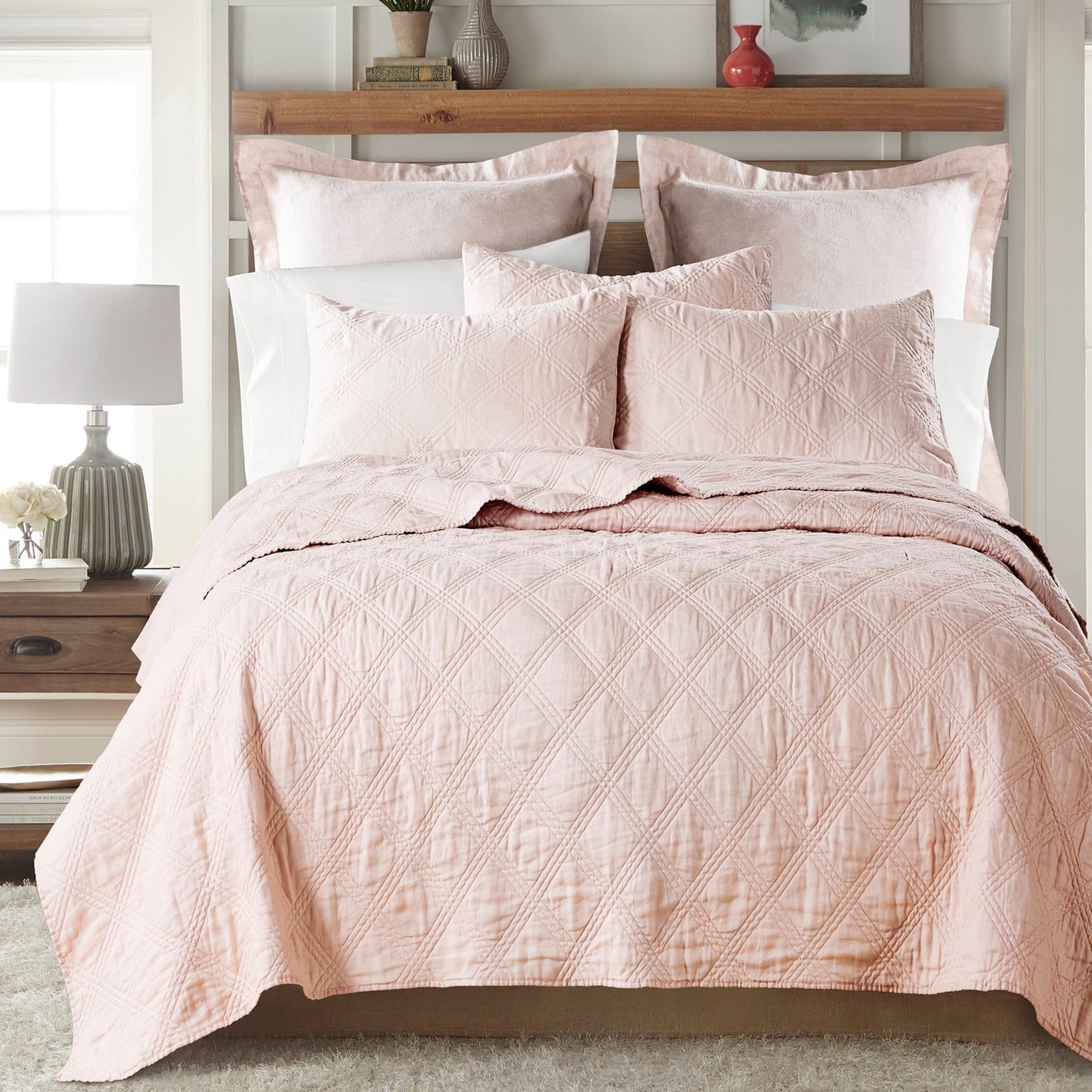 Levtex Home Washed Linen Quilt Quilts