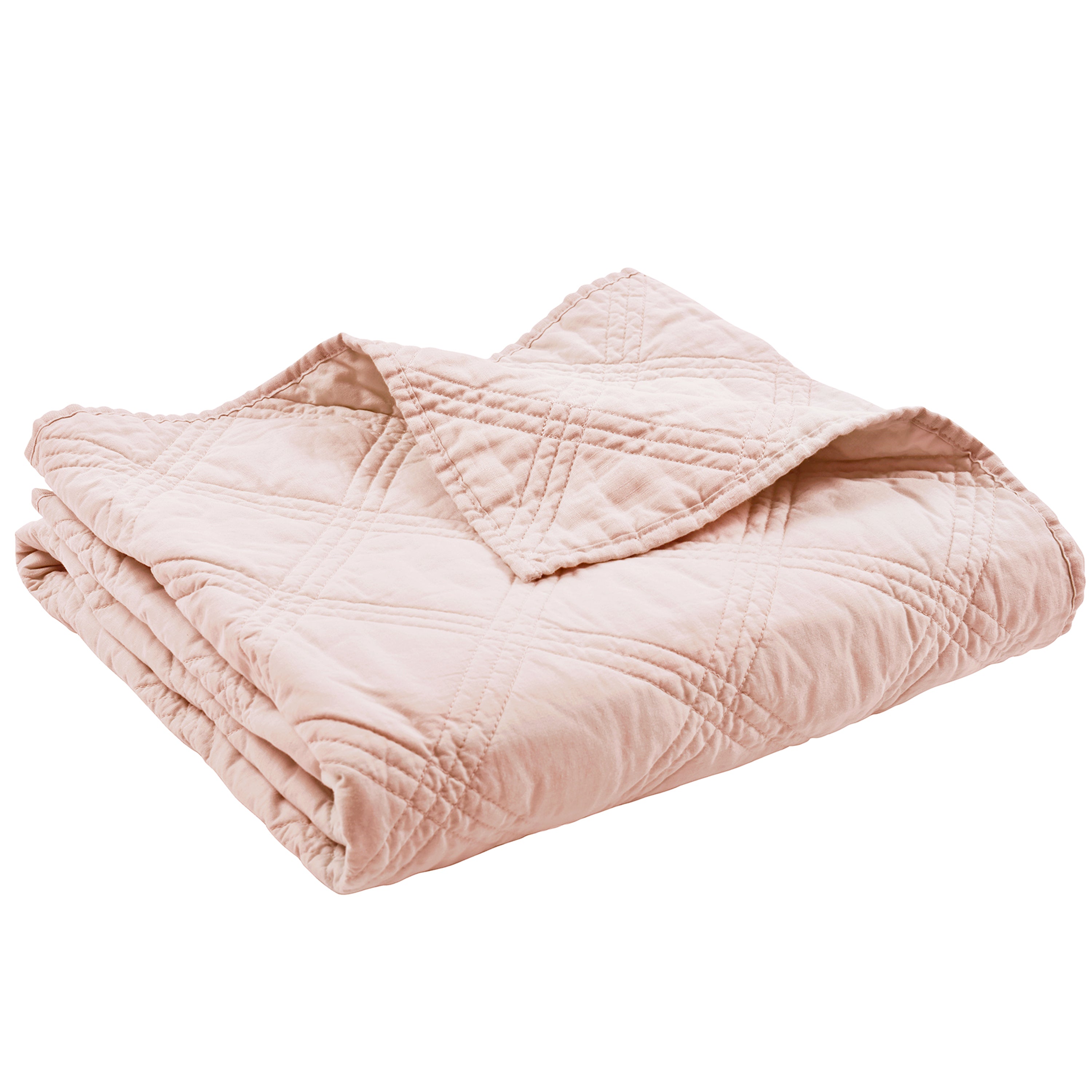 Levtex Home Washed Linen Quilted Throw Throws