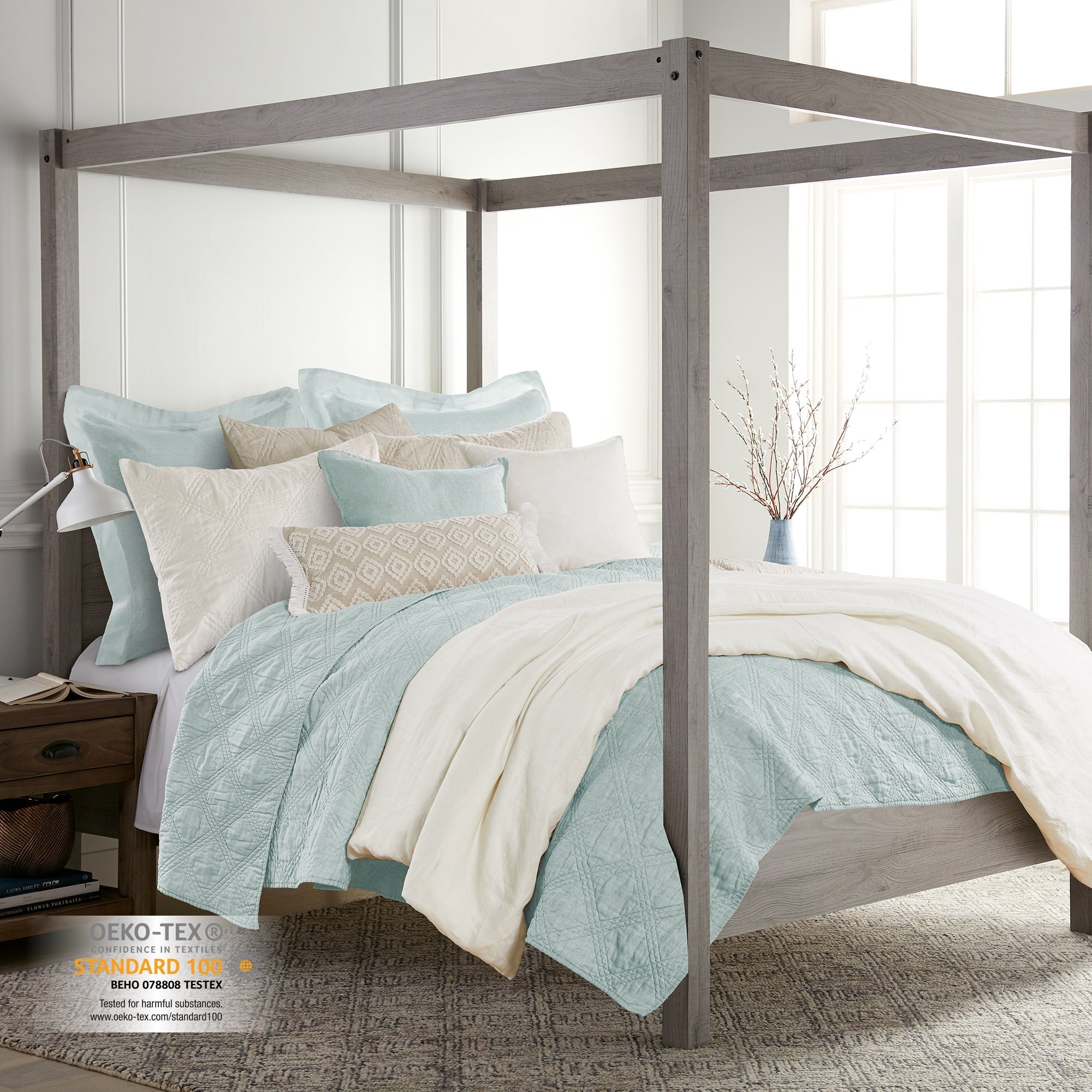 Levtex Home Washed Linen Quilt Quilts