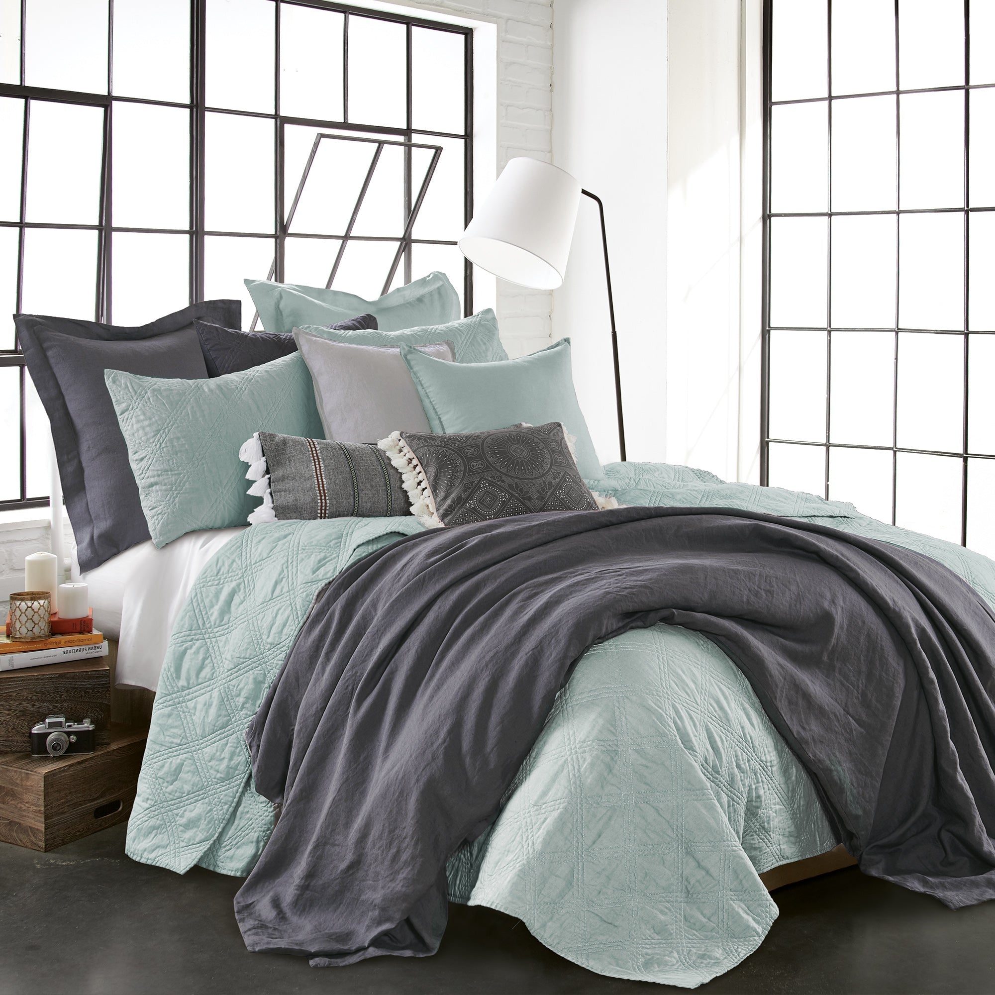 Levtex Home Washed Linen Quilt Quilts