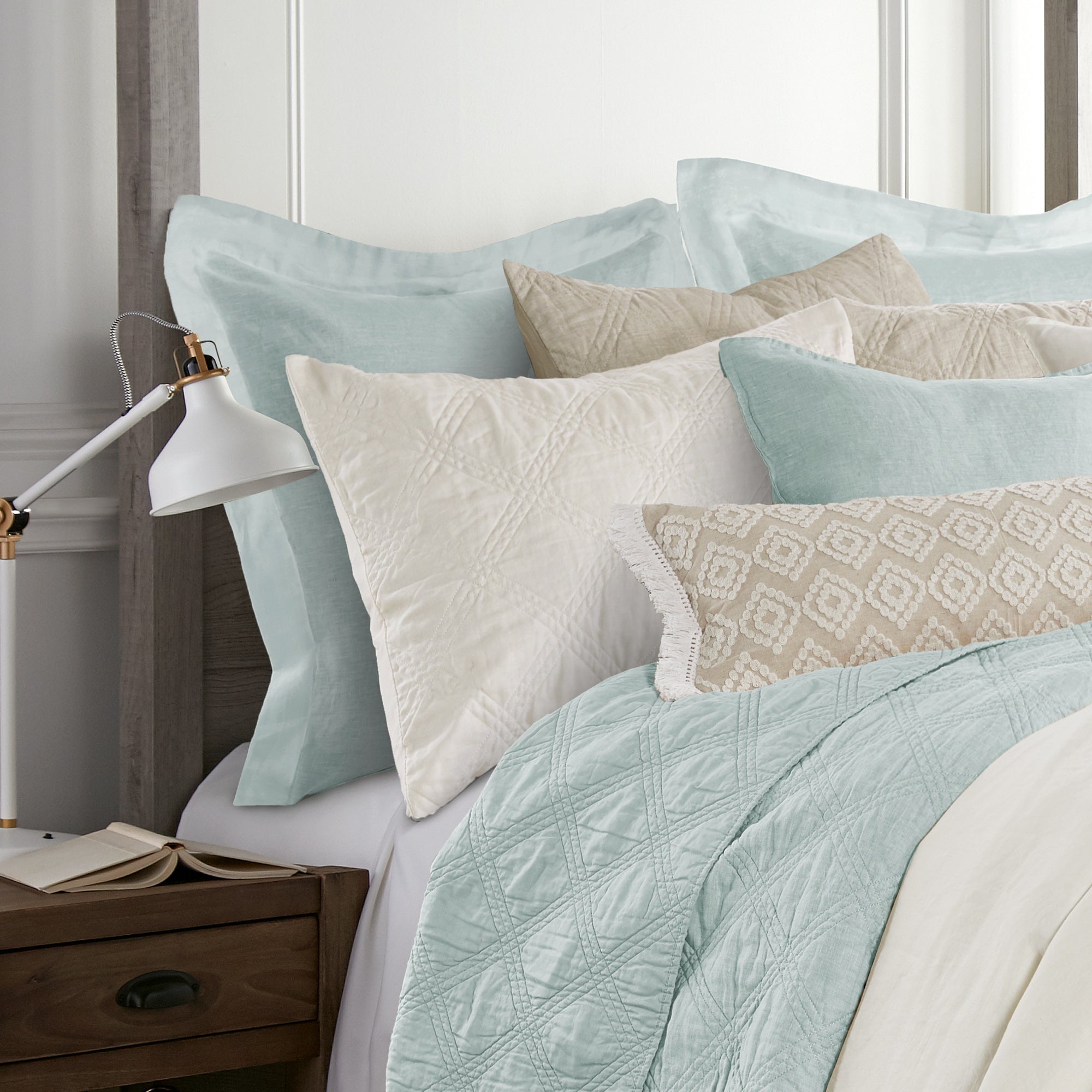 Levtex Home Washed Linen Sham Shams