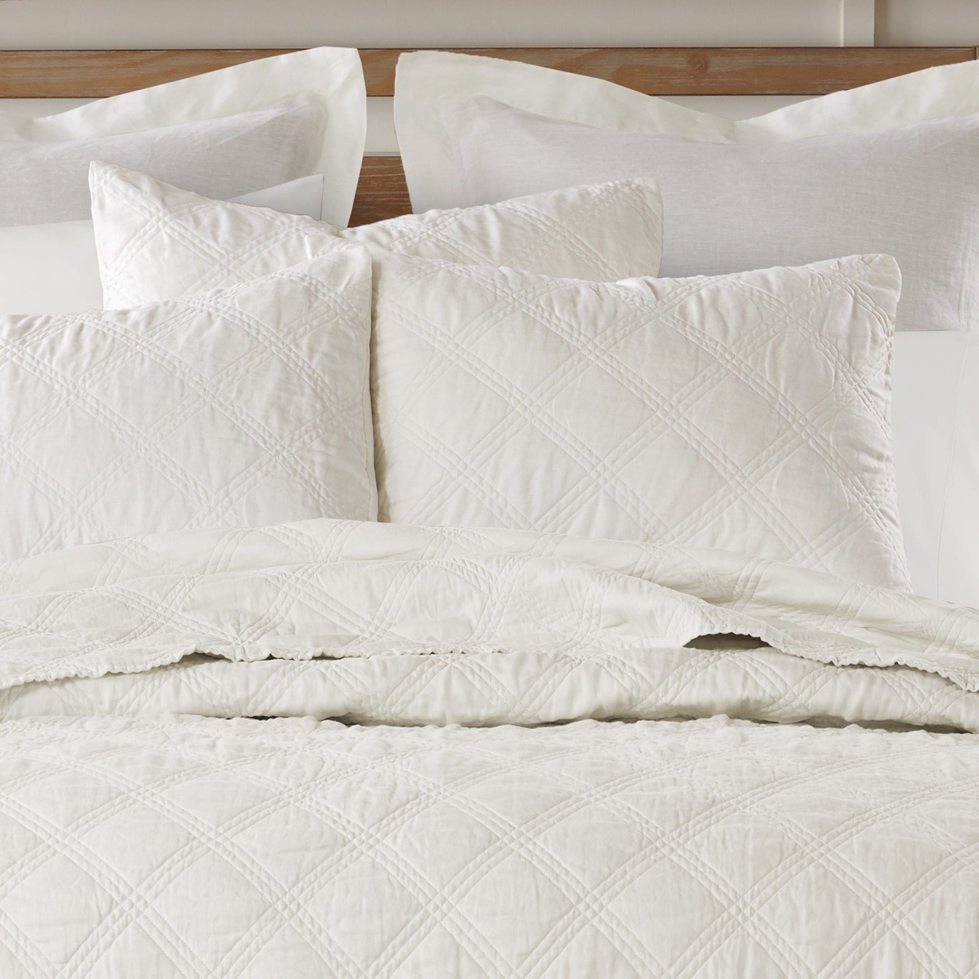 Levtex Home Washed Linen Quilt Quilts
