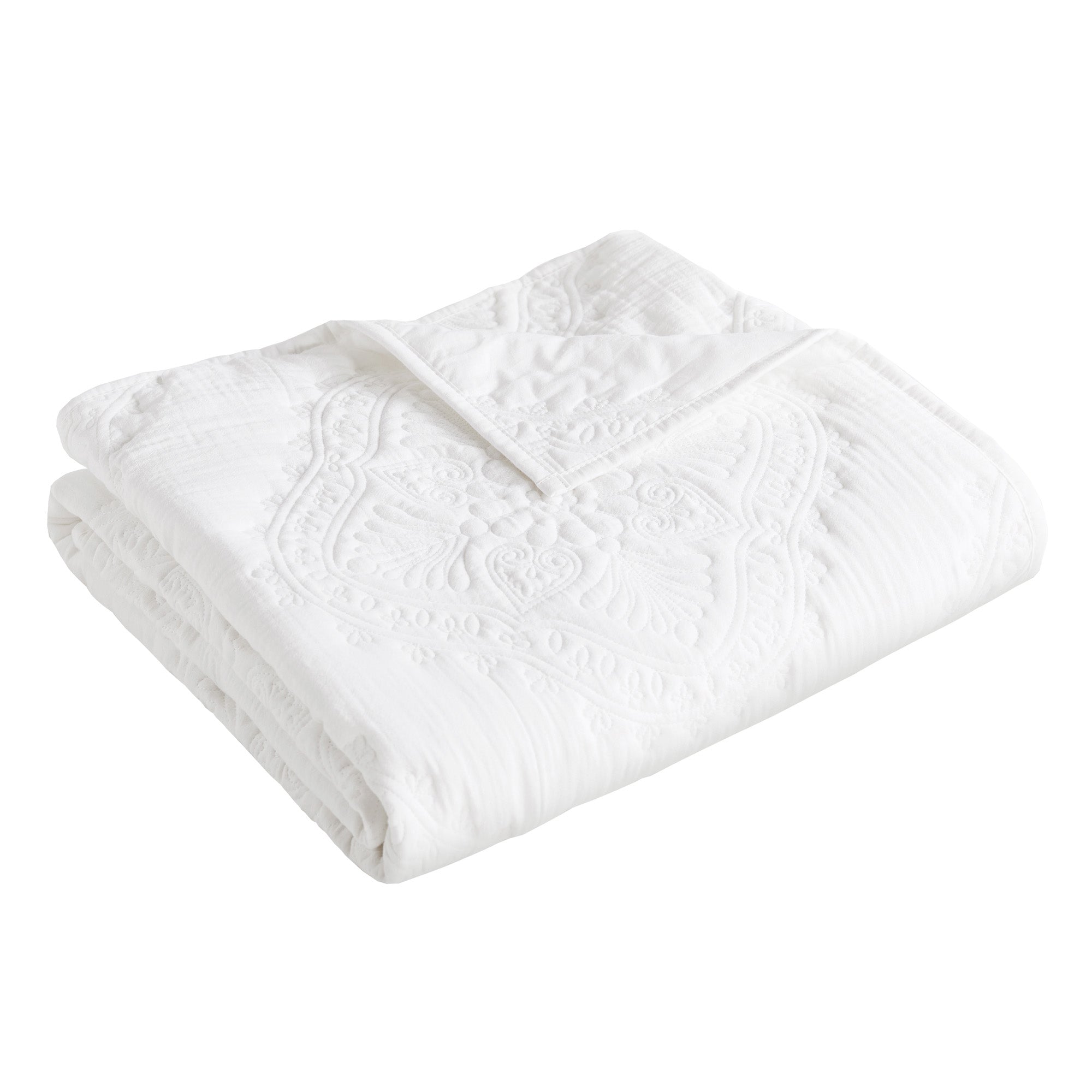 Levtex Home Muslin Stitch Quilted Throw Throws