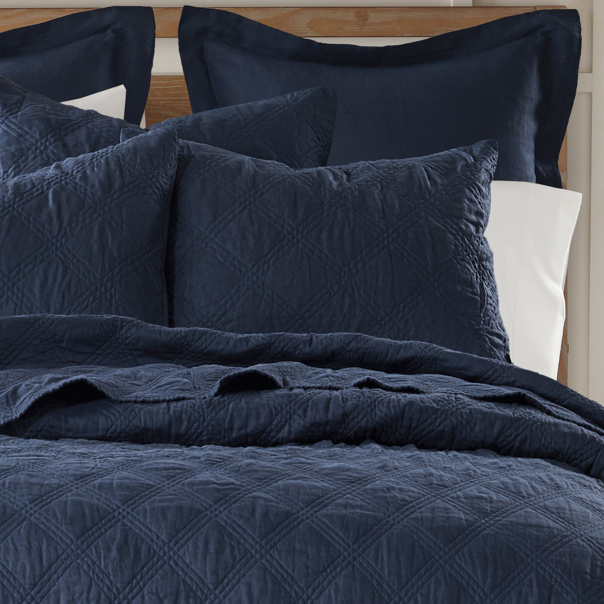 Levtex Home Washed Linen Quilt Quilts