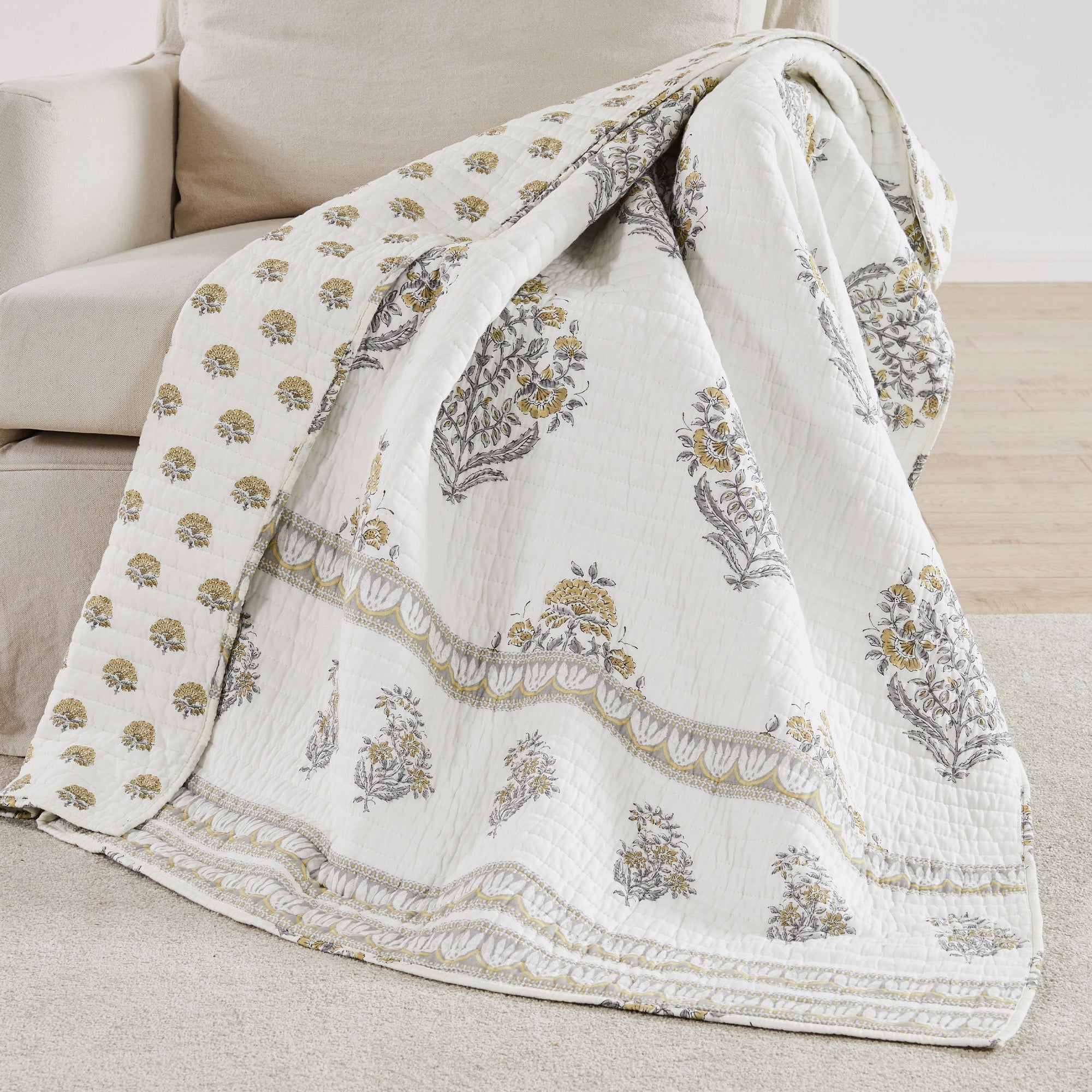 Levtex Home Kamira Quilted Throw Throws