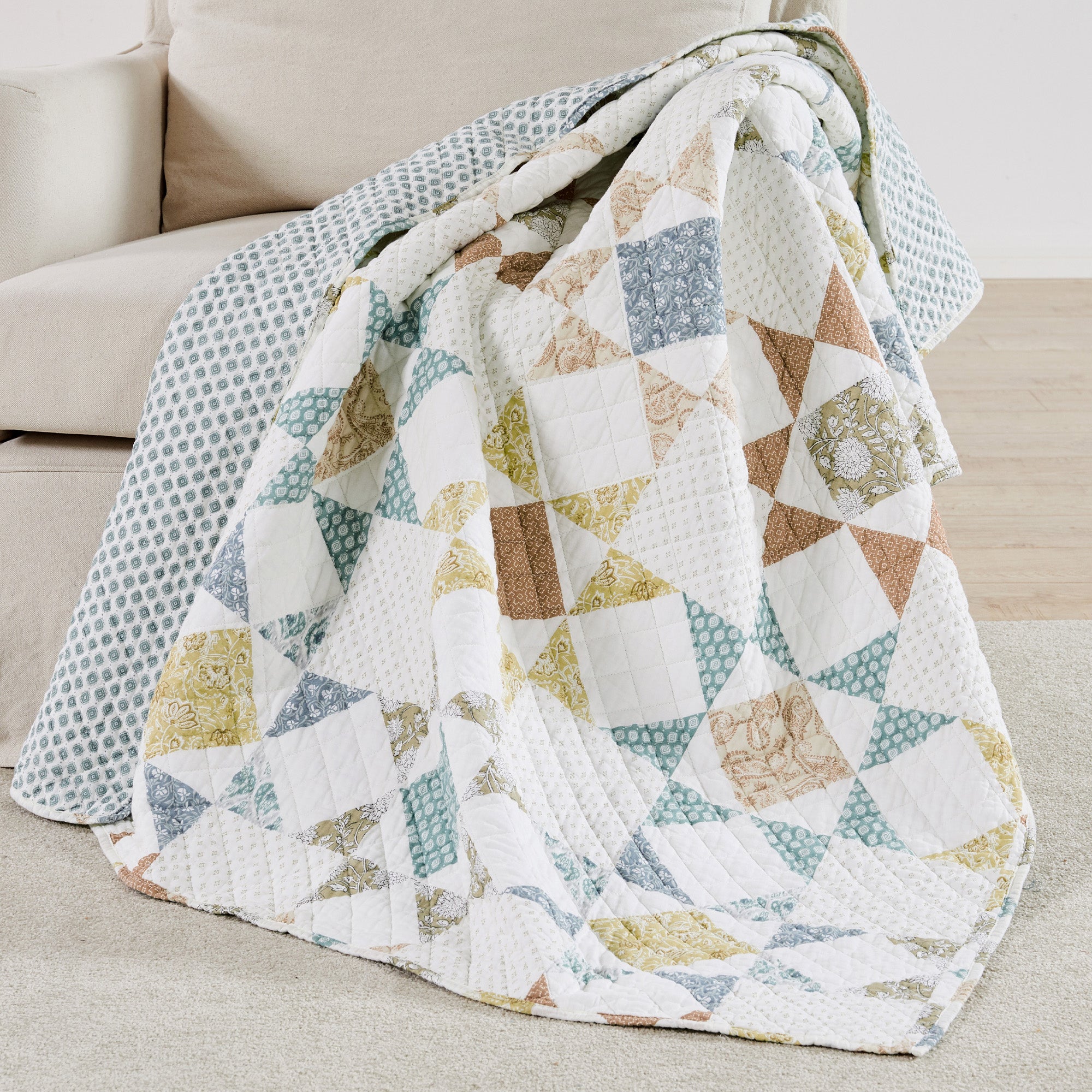 Levtex Home Lottie Quilted Throw Throws