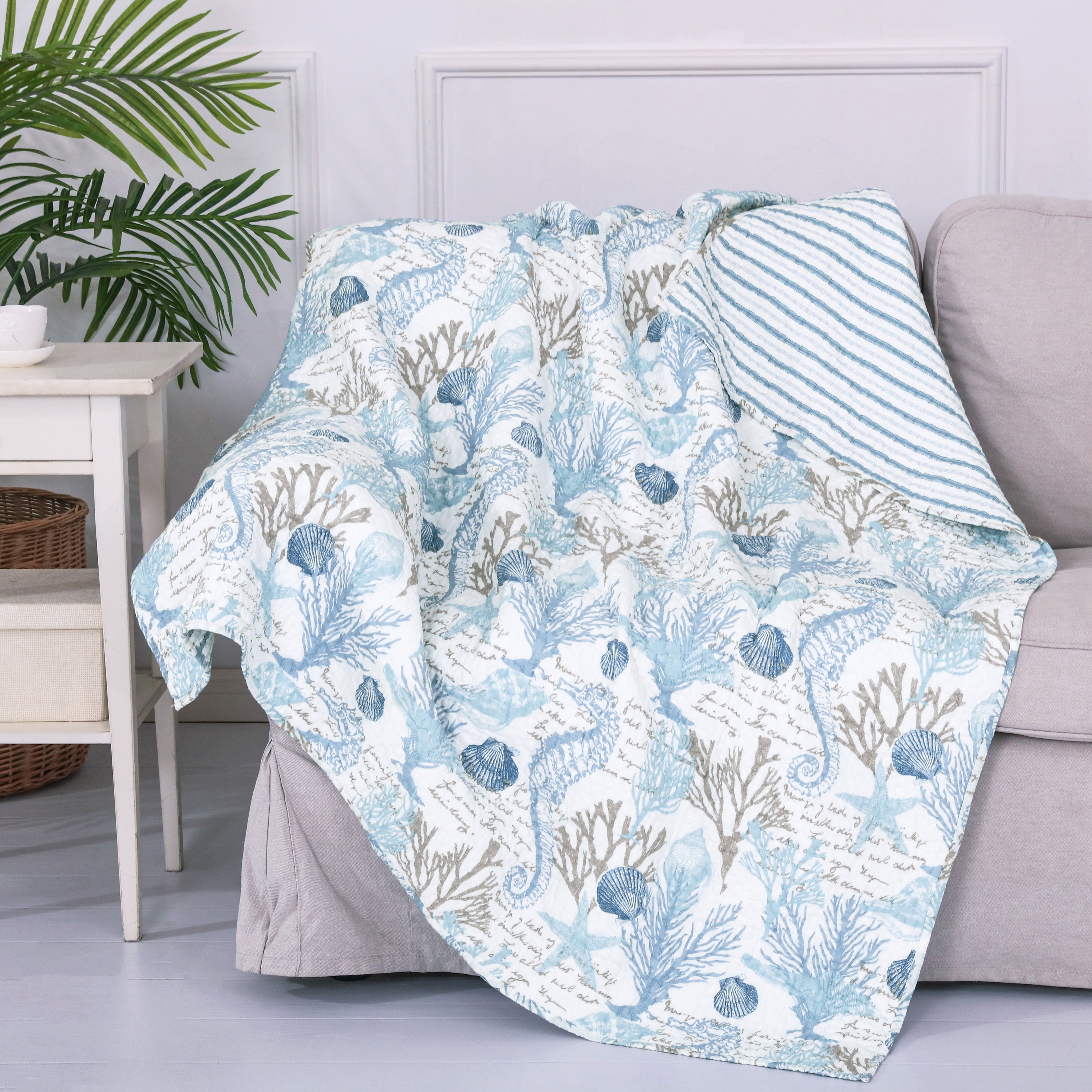 Levtex Home Galapagos Quilted Throw Throws