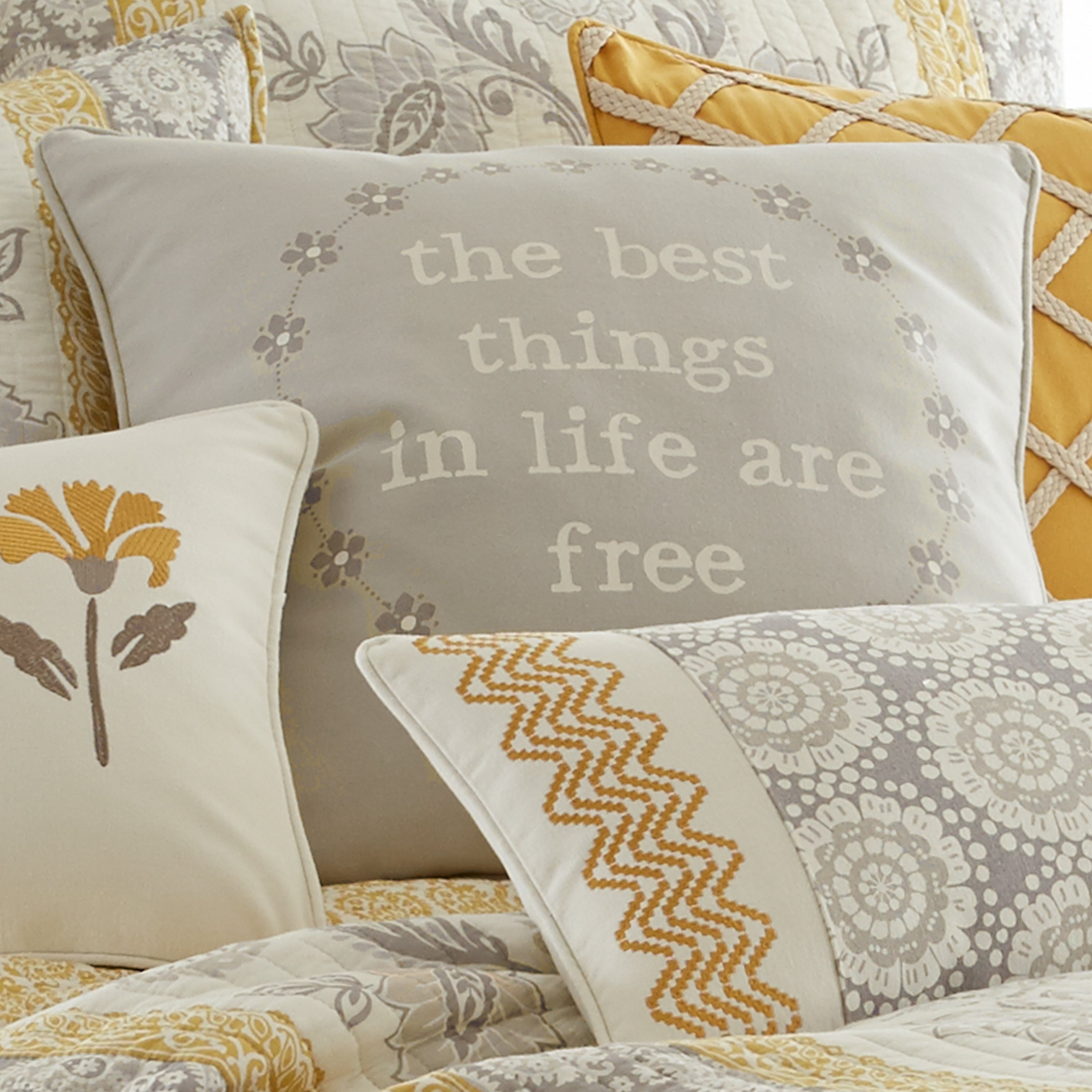Levtex Home St. Claire Best Things Pillow Decorative Pillows