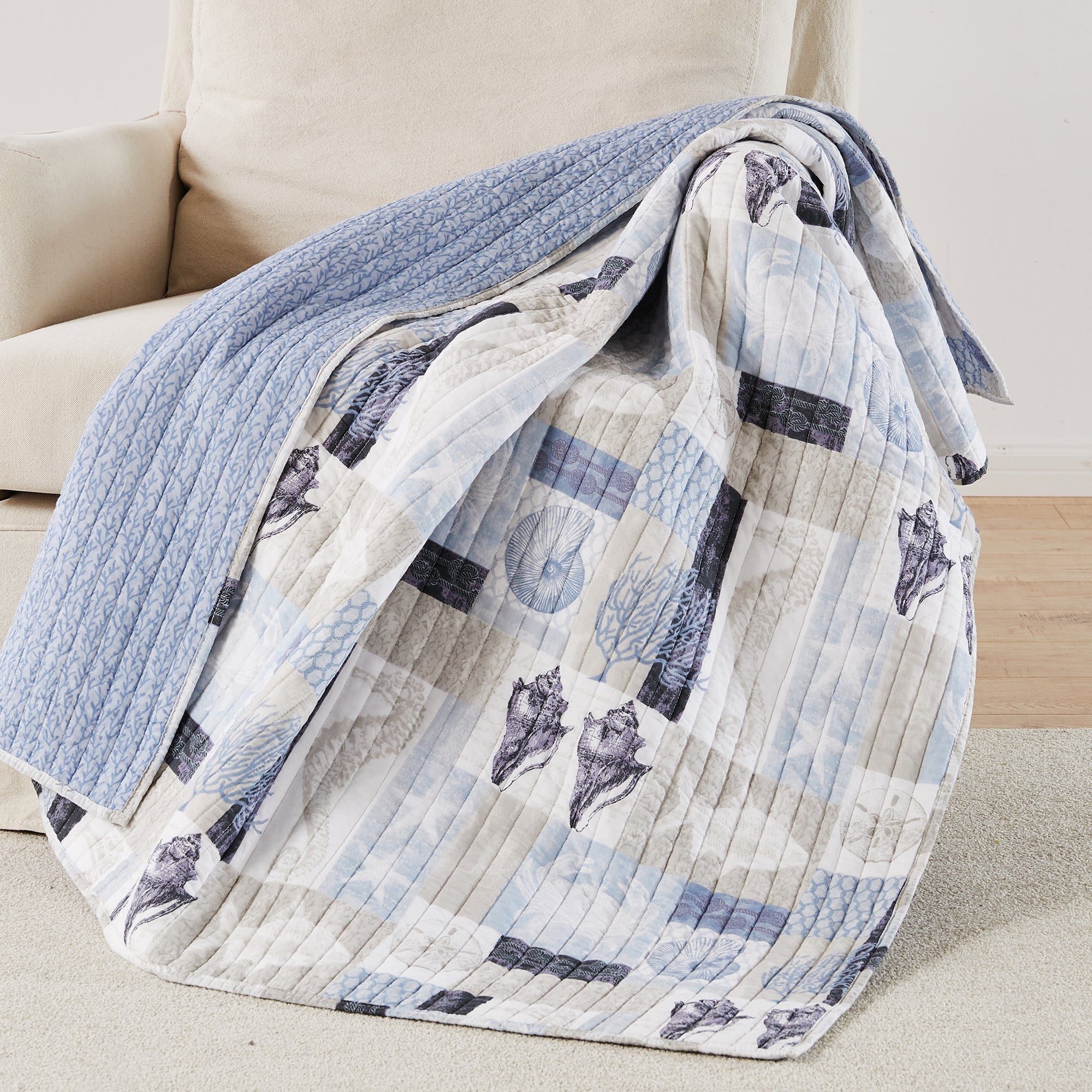Levtex Home Cerralvo Quilted Throw Throws