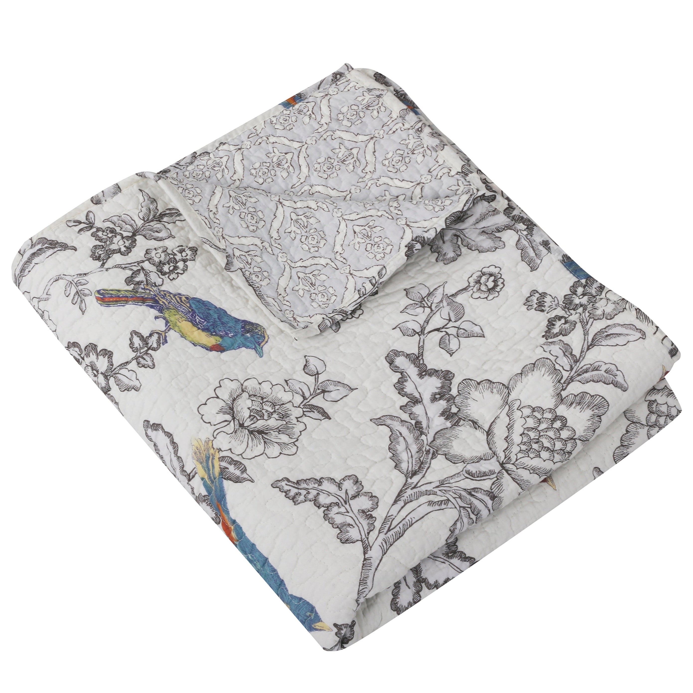 Levtex Home Mockingbird Quilted Throw Throws