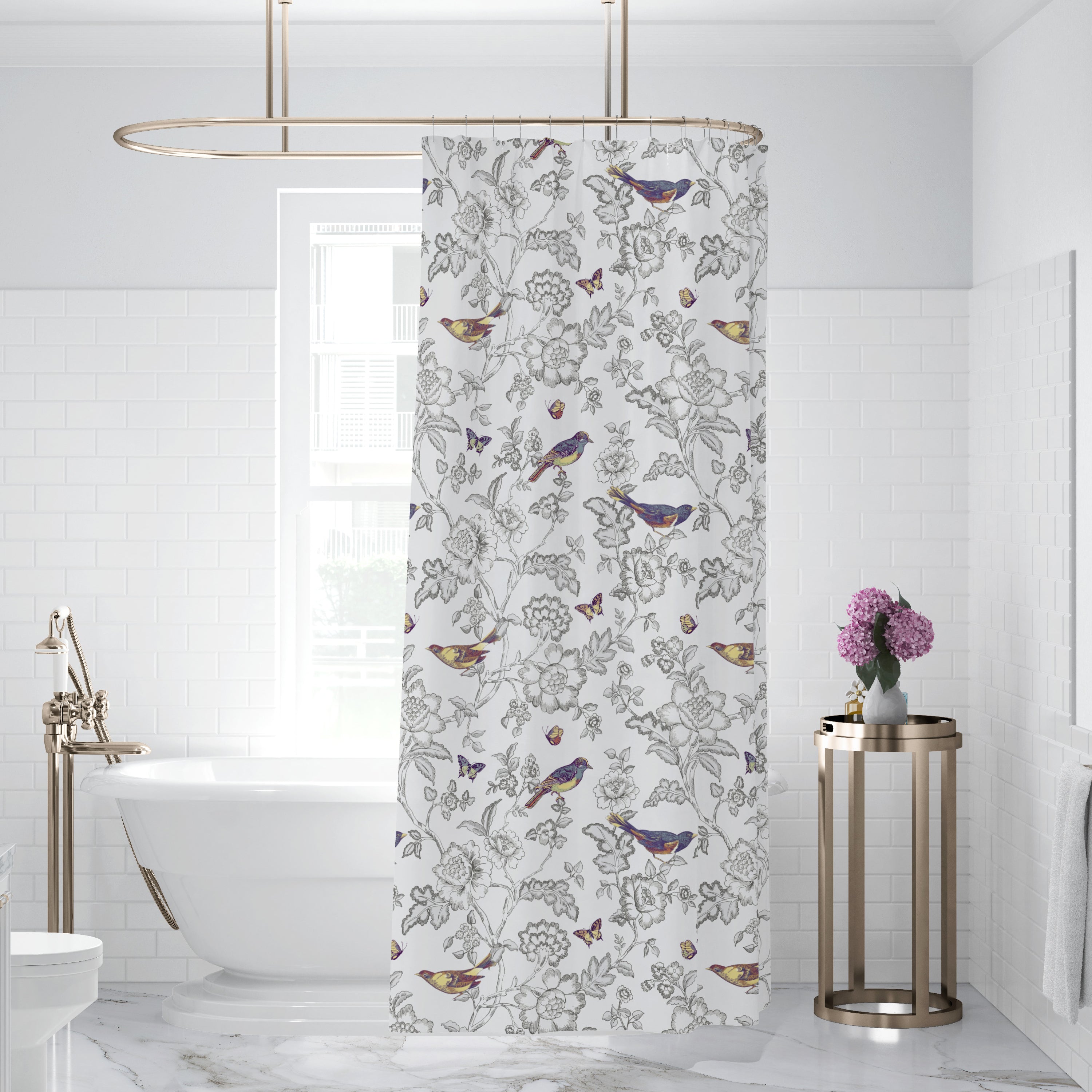 Levtex Home Mockingbird Shower Curtain Shower Curtains