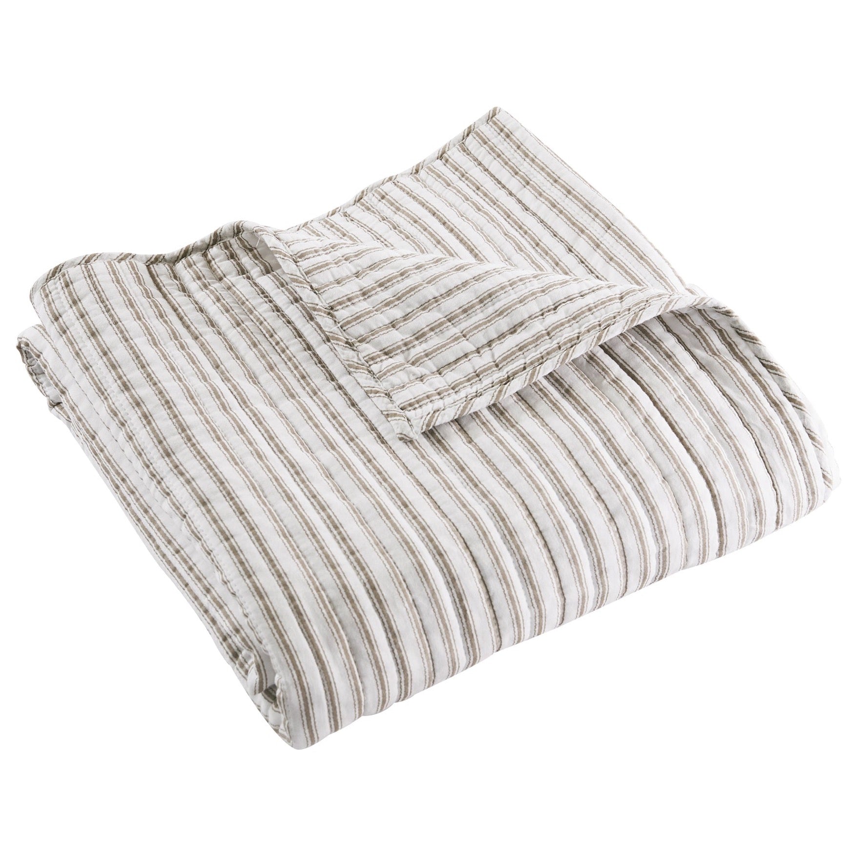 Levtex Home Tobago Stripe Quilted Throw Throws