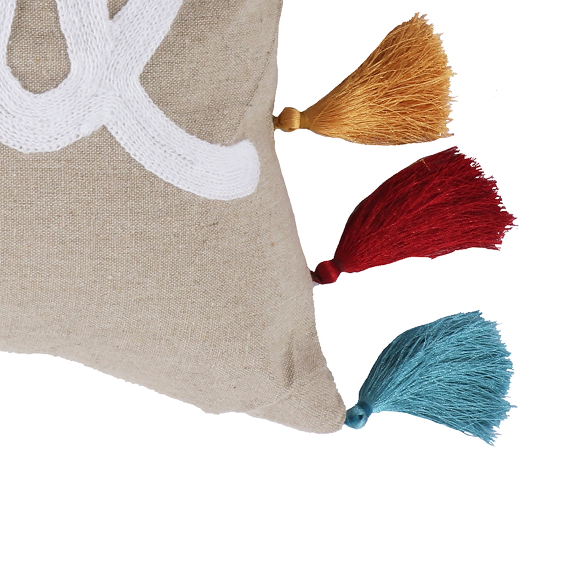Levtex Home Amelie Smile with Tassels Pillow Decorative Pillows