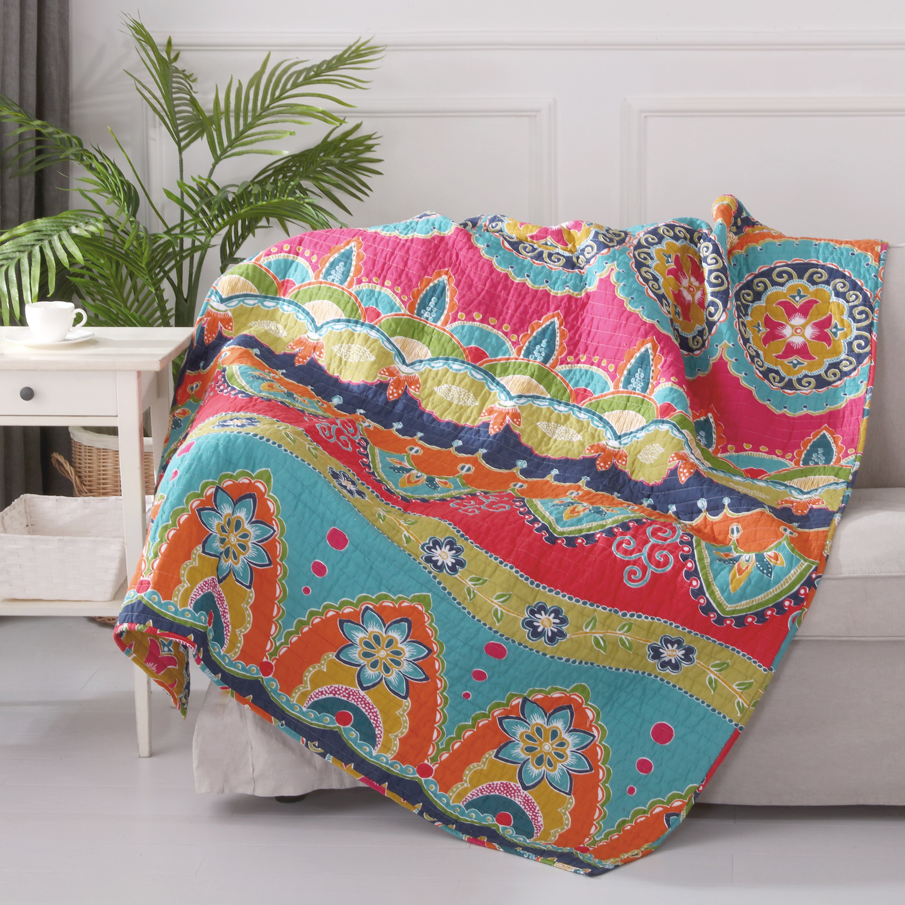 Levtex Home Amelie Quilted Throw Throws